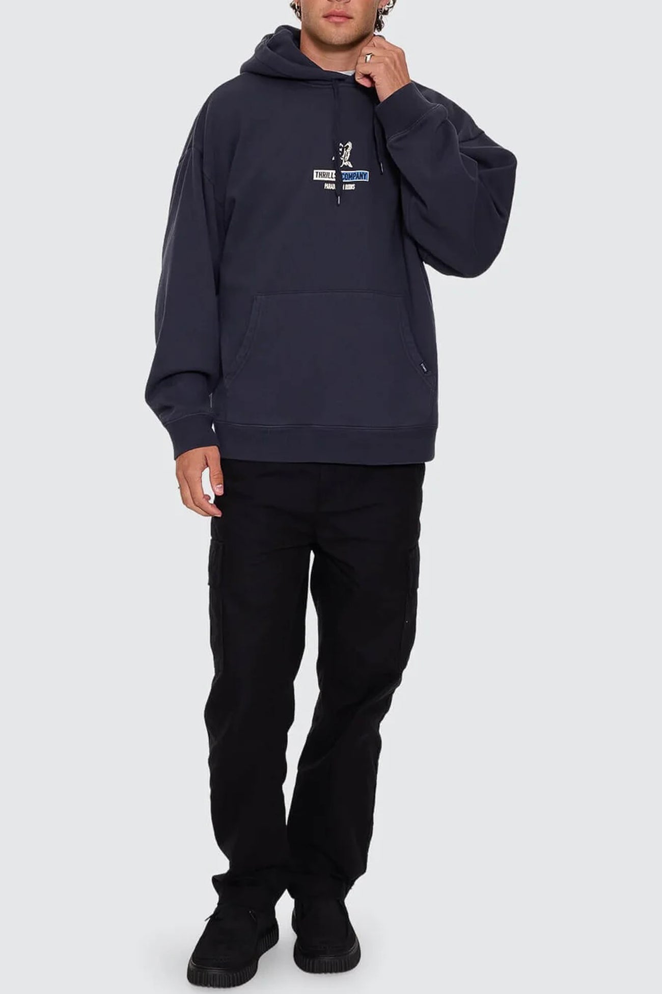 Risen Slouch Pull On Hood Total Eclipse
