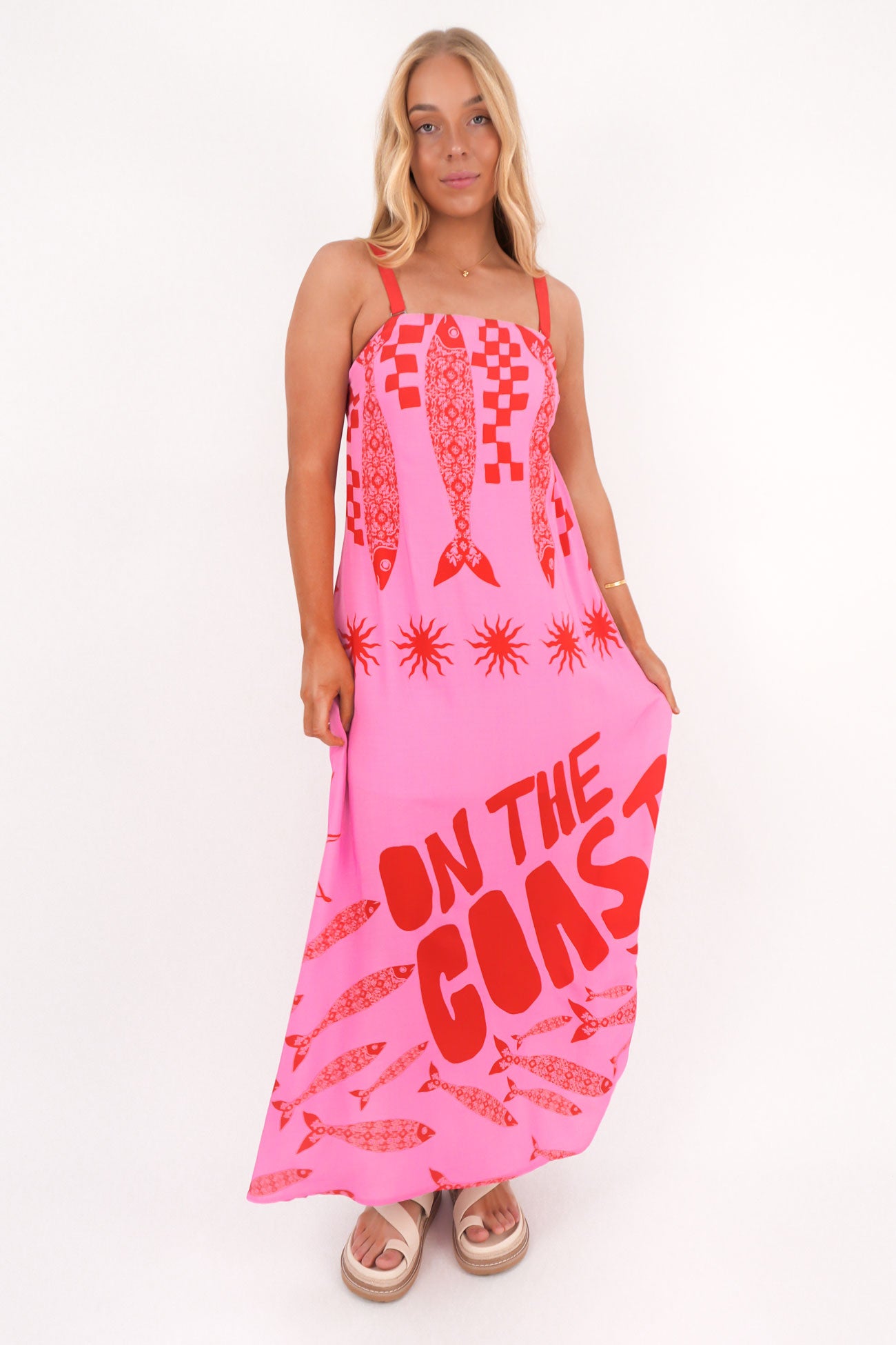 Rita Midi Dress On The Coast
