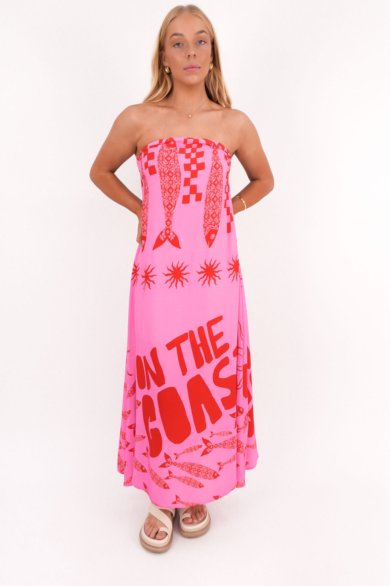 Rita Midi Dress On The Coast
