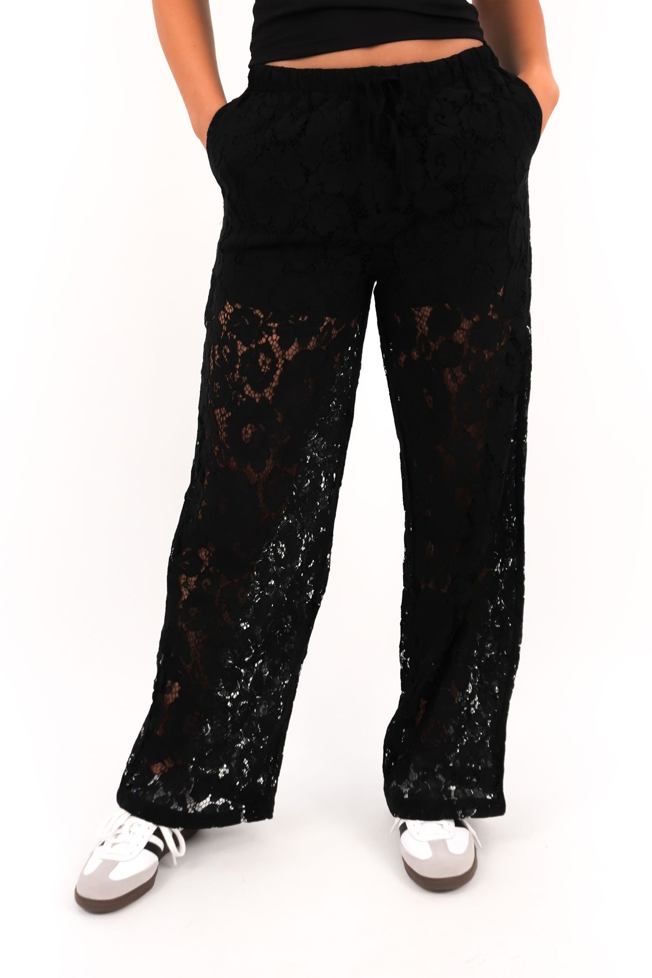 Romeo Lace Pant Black