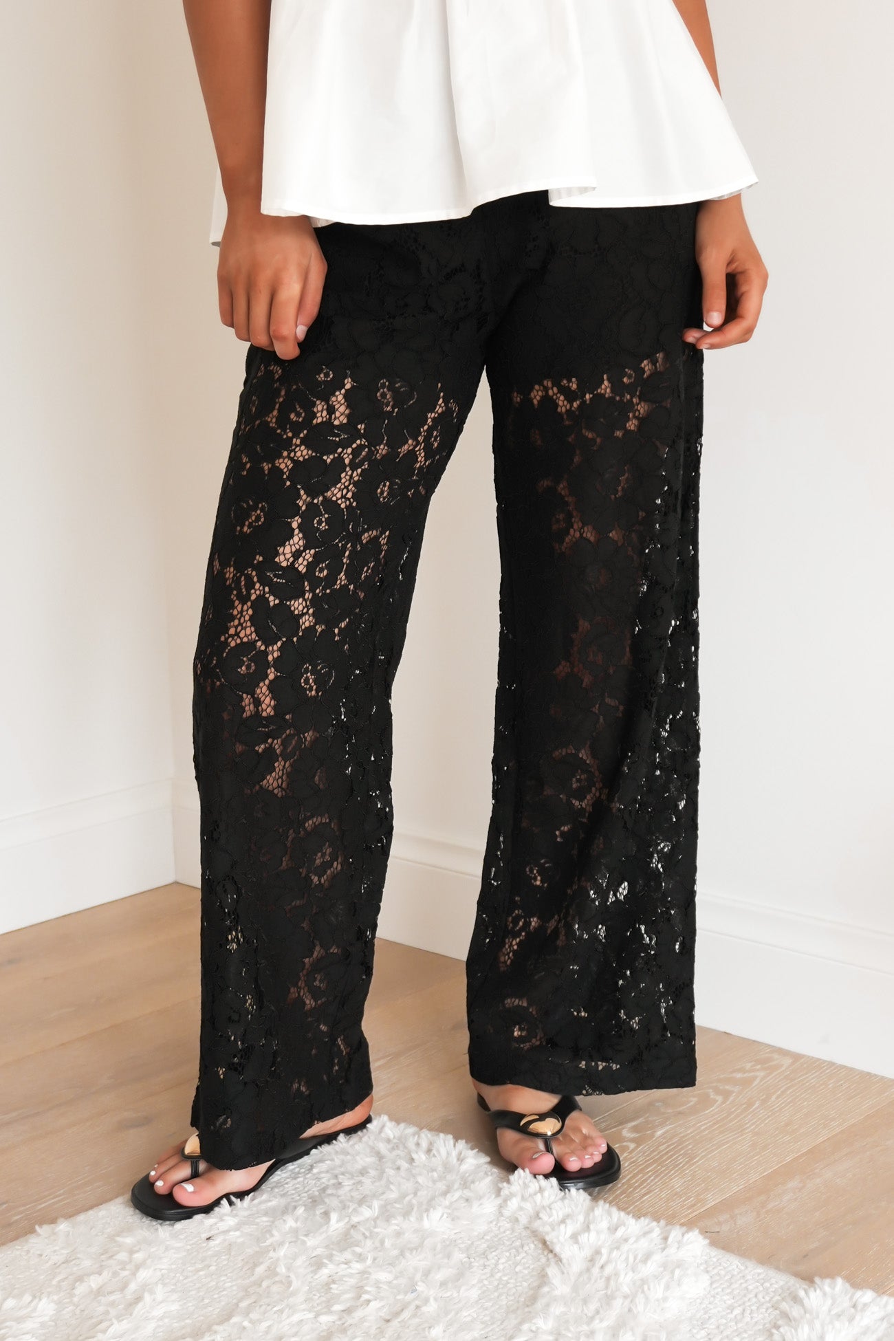 Romeo Lace Pant Black