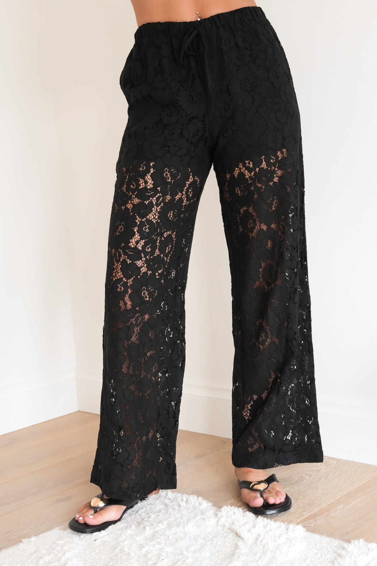 Romeo Lace Pant Black