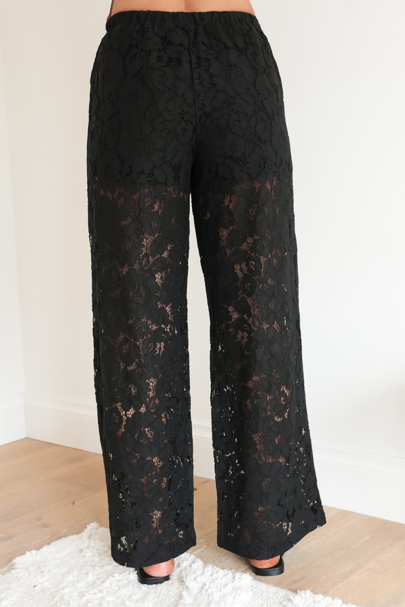 Romeo Lace Pant Black