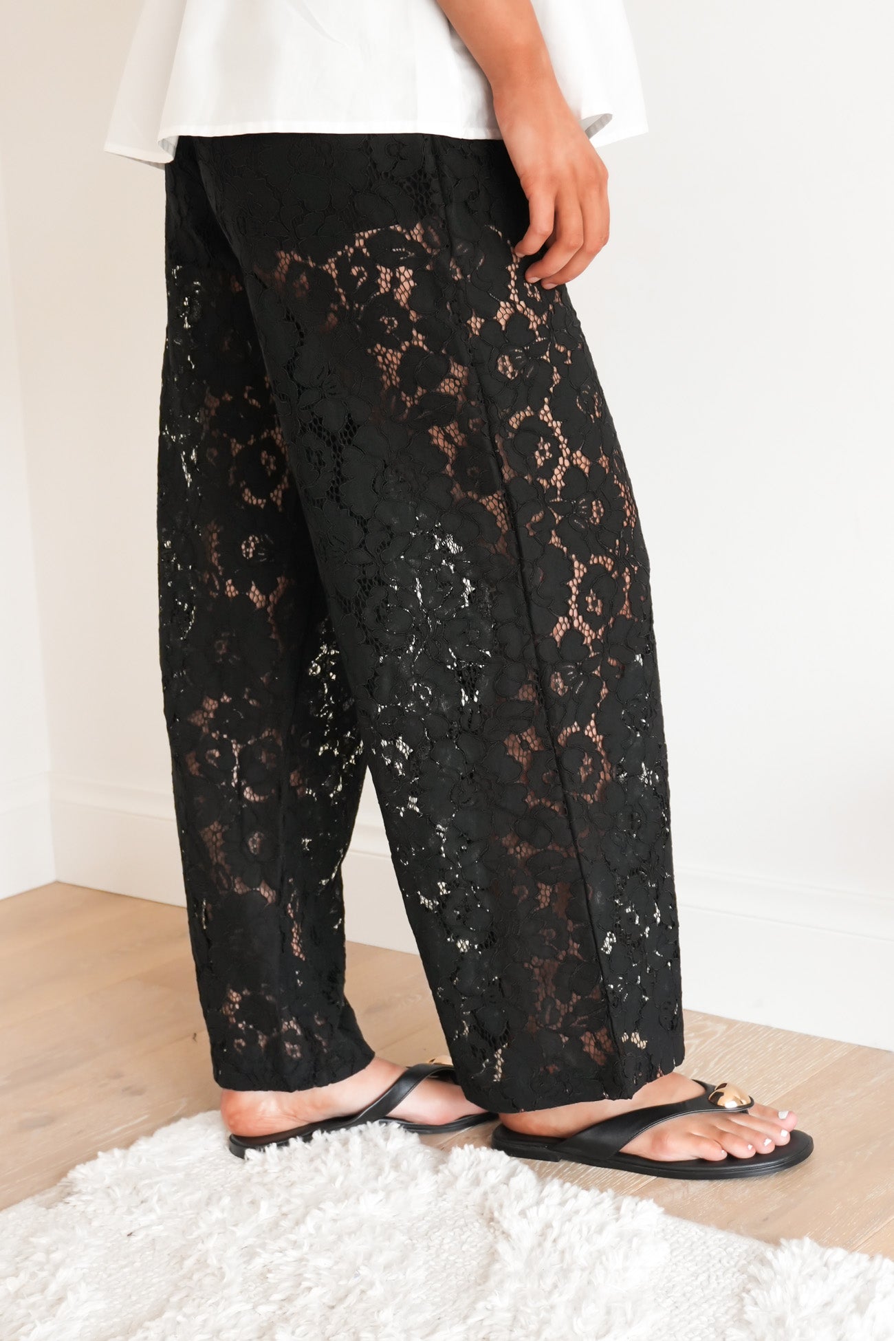 Romeo Lace Pant Black