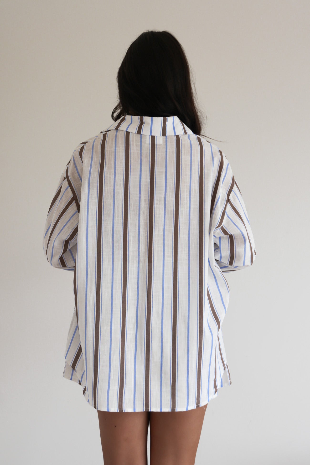 Rossa Set Chocolate Blue Stripe