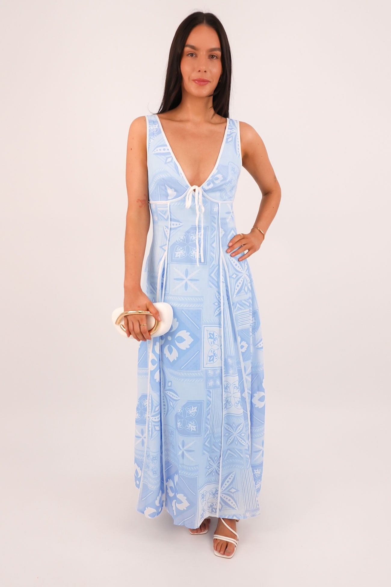 Runie Maxi Dress Blue