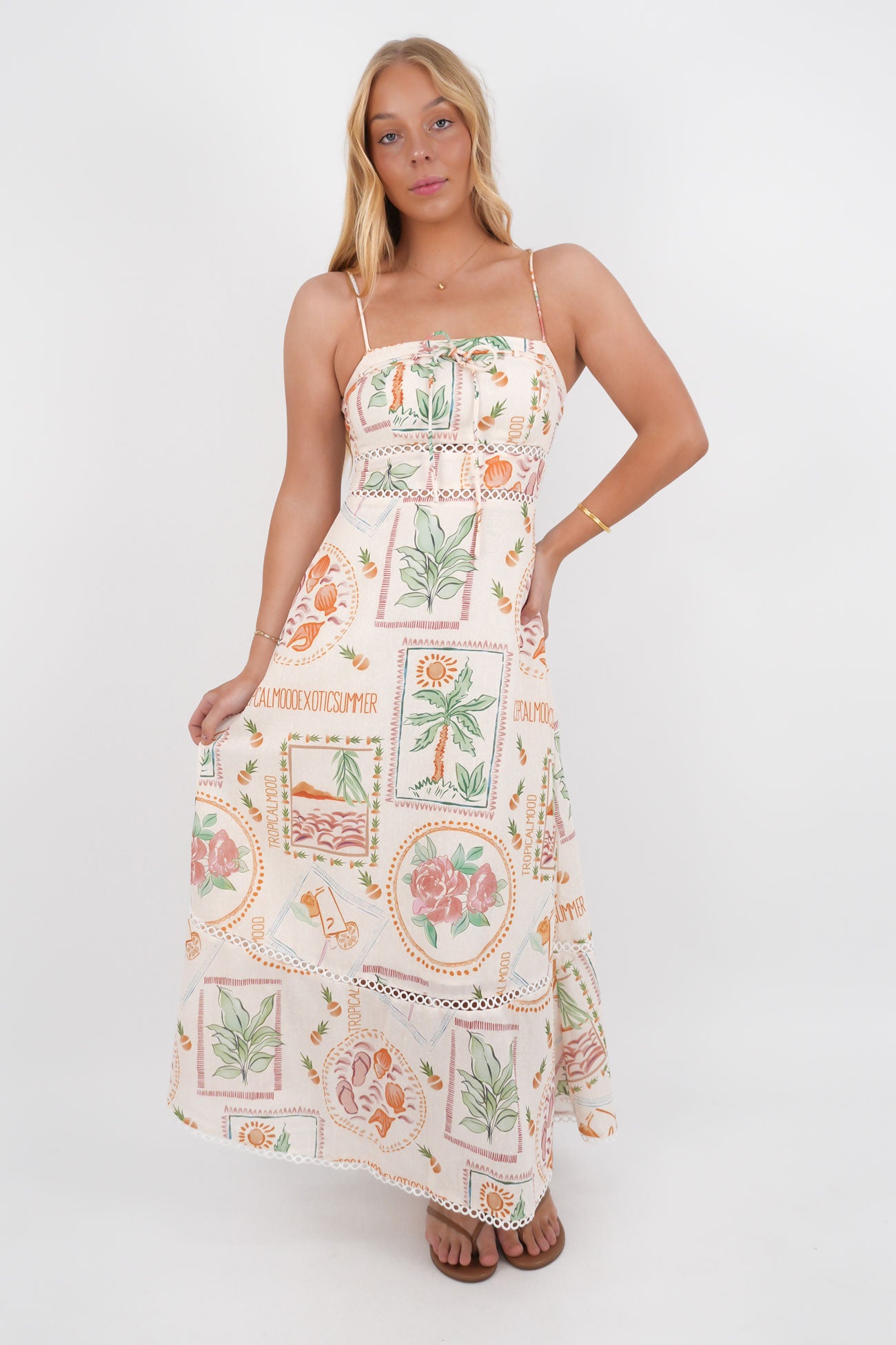 Ruva Maxi Dress Tropica