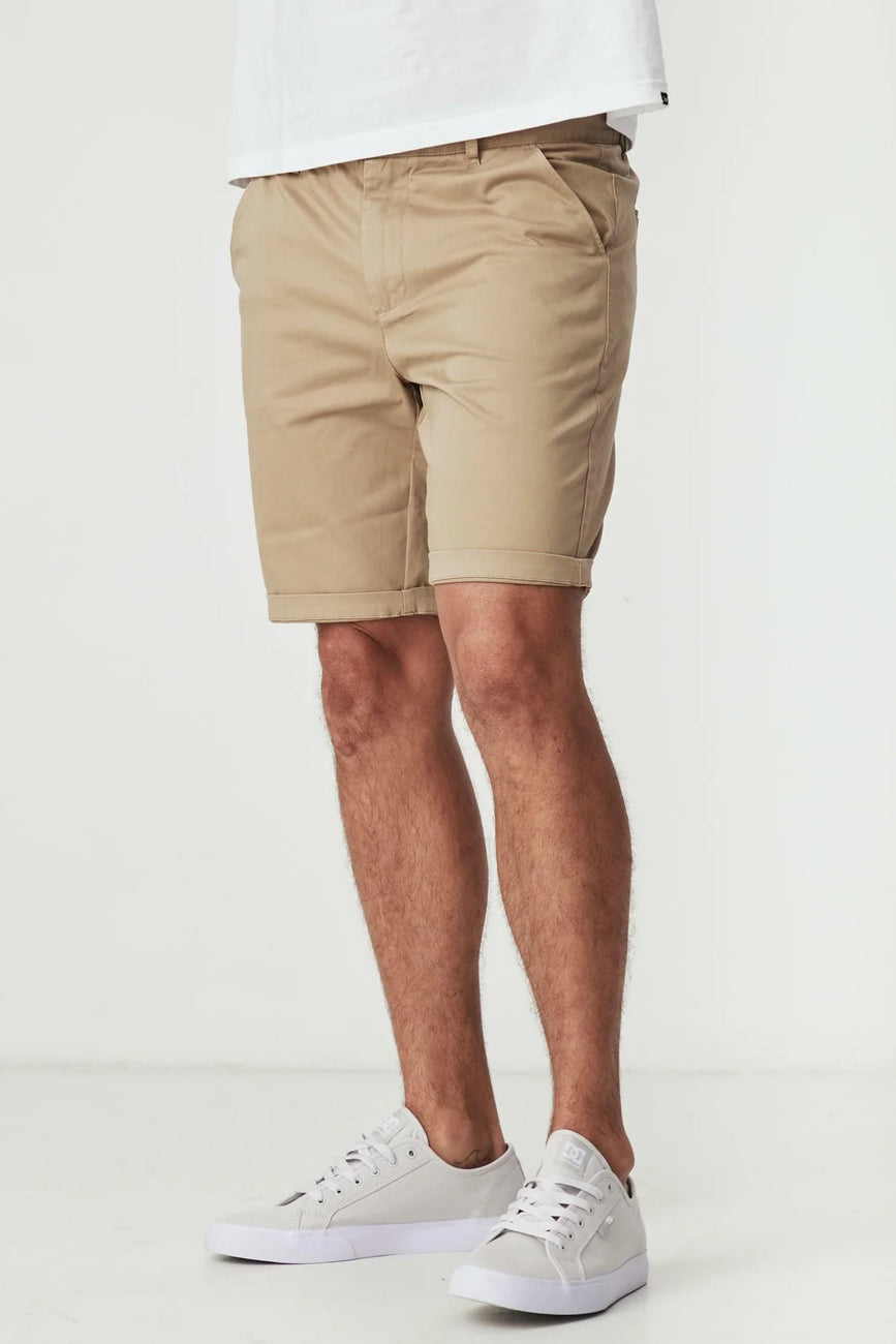 Baker Slim Chino Short Stone