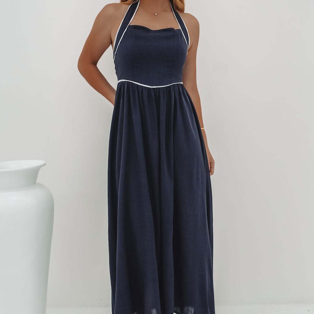 sabrinah midi dress Sabrina Midi Dress Navy