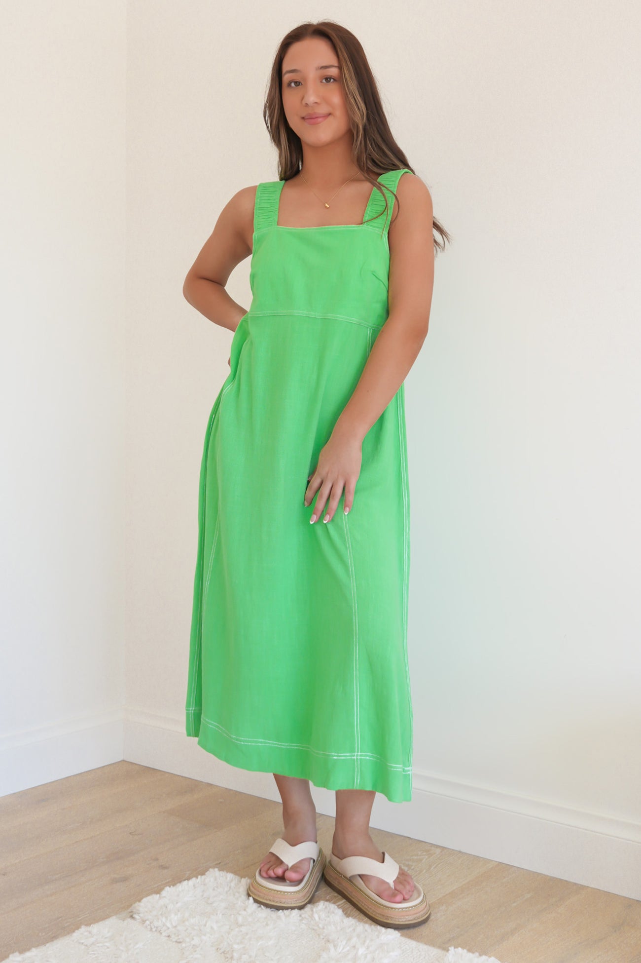 Sage Dress Irish Green
