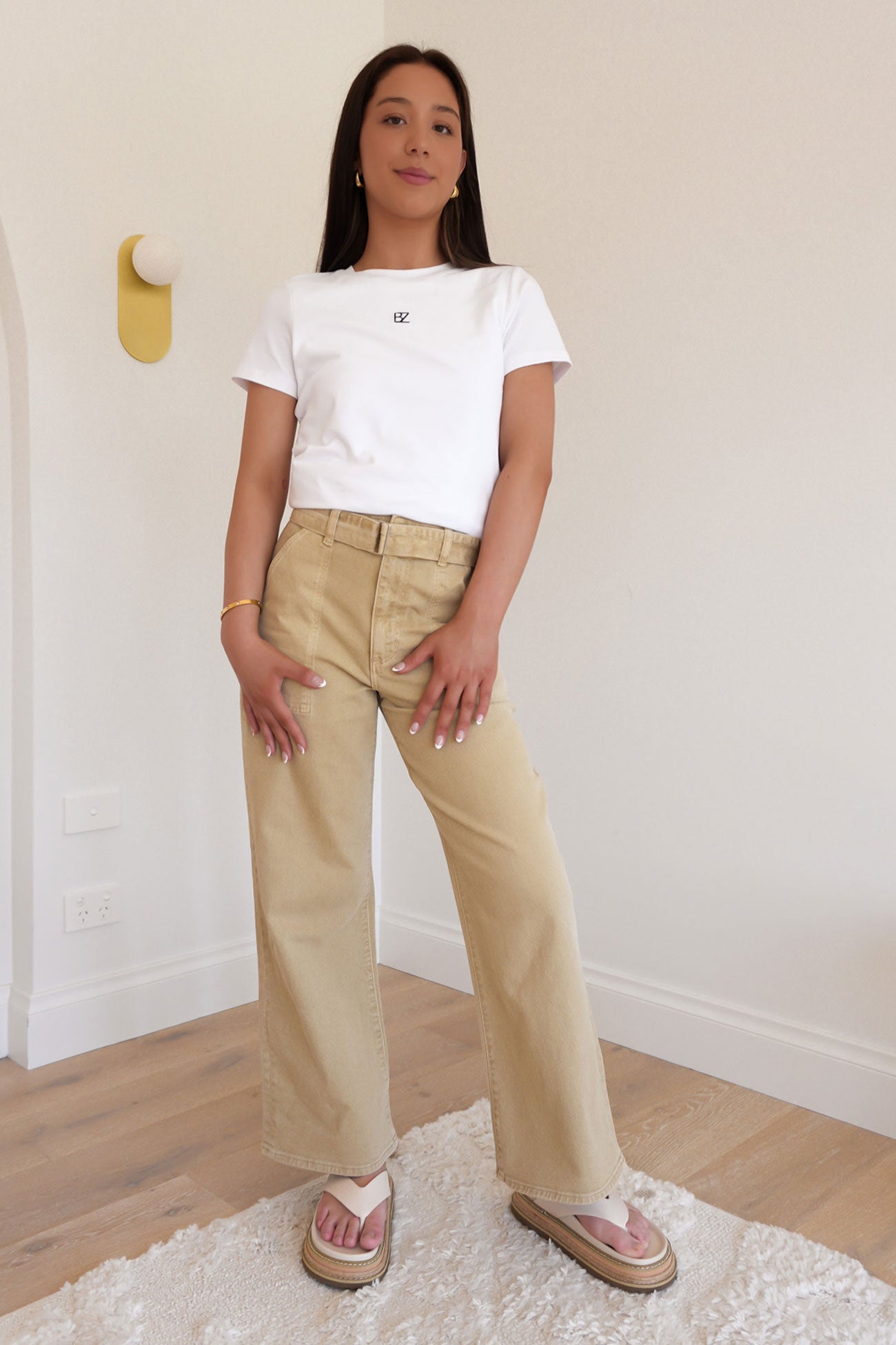 Sailor Belt Jean Pear