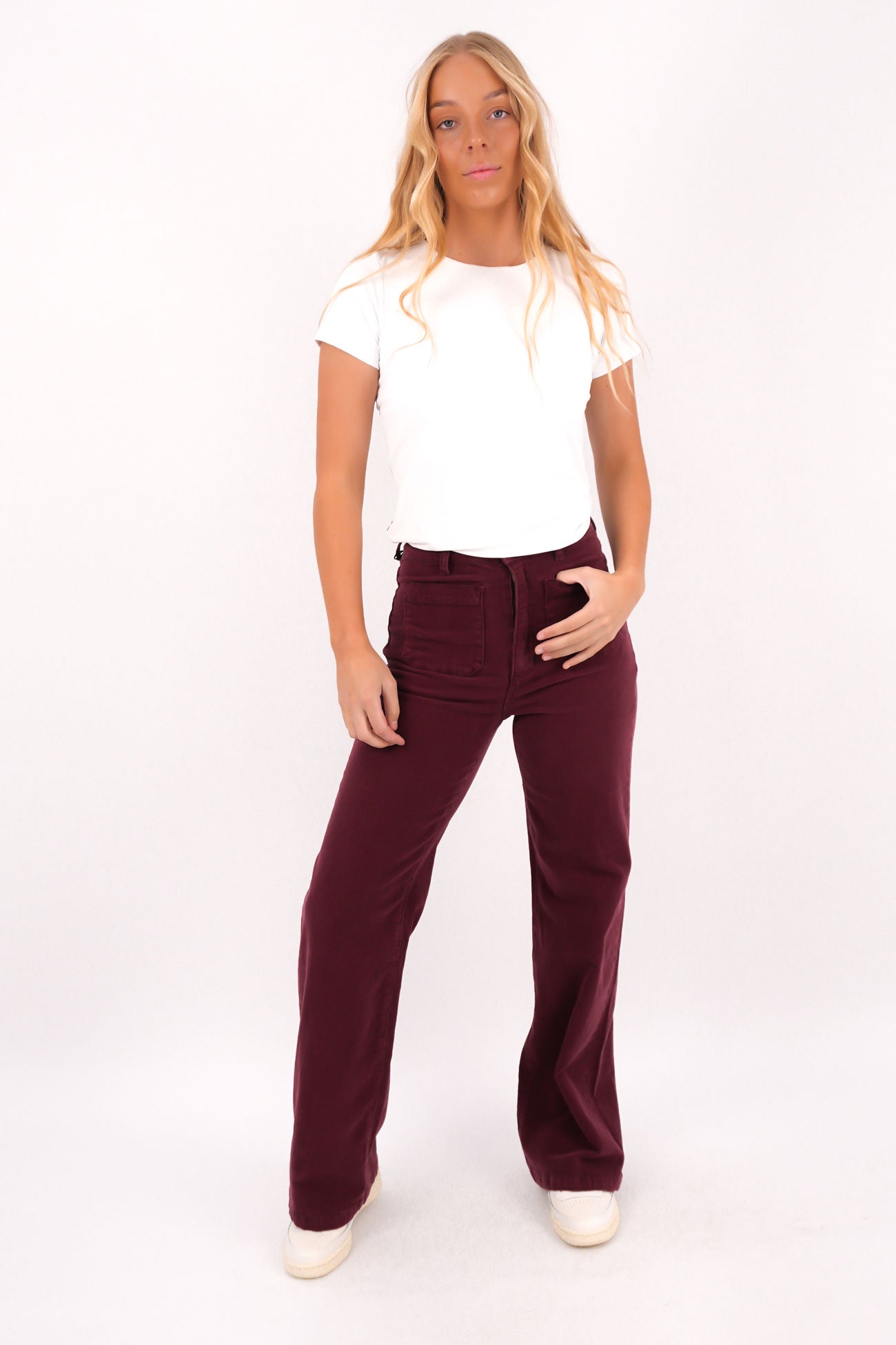 Sailor Jean Long Cord Oxblood