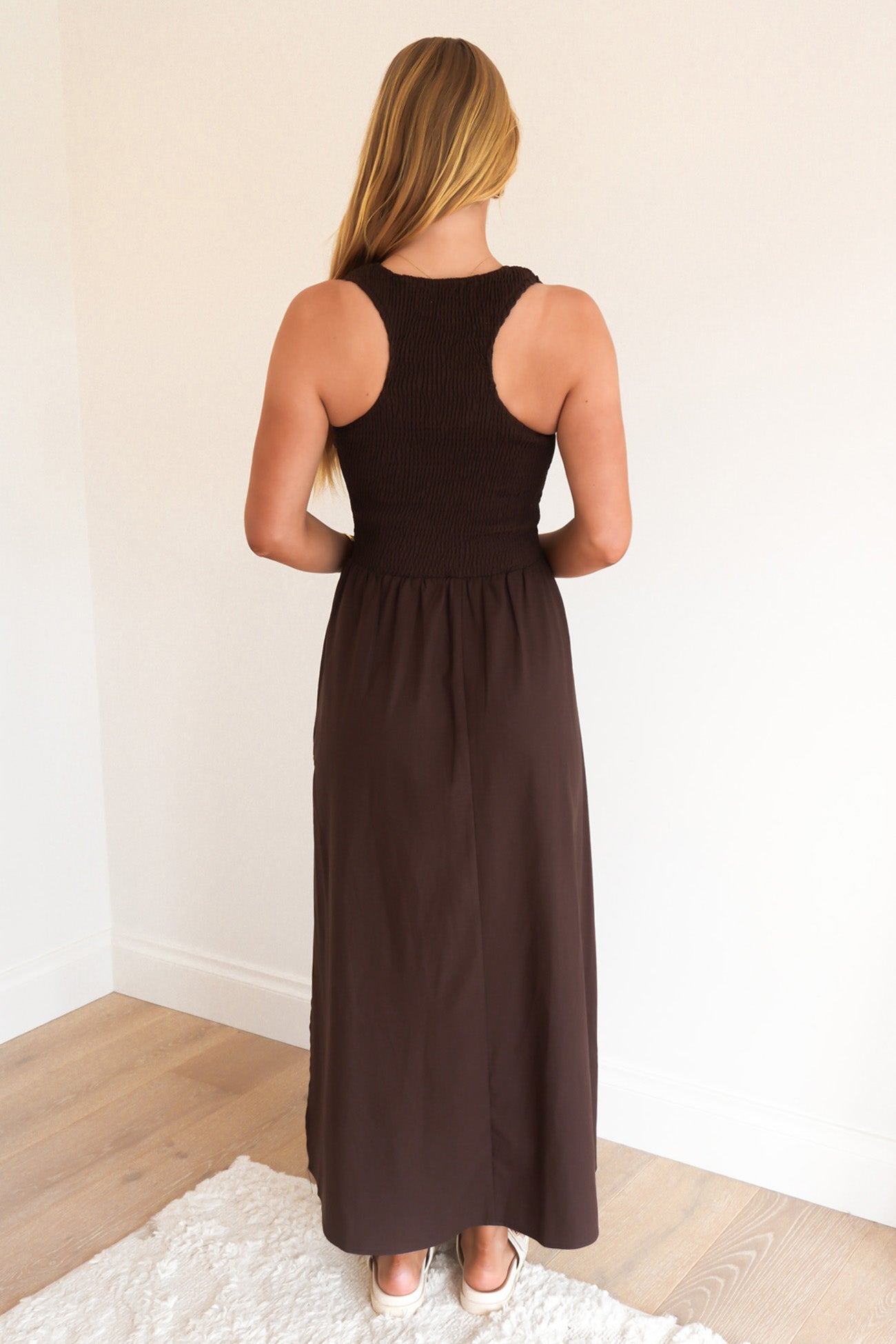 Salome Maxi Dress Chocolate