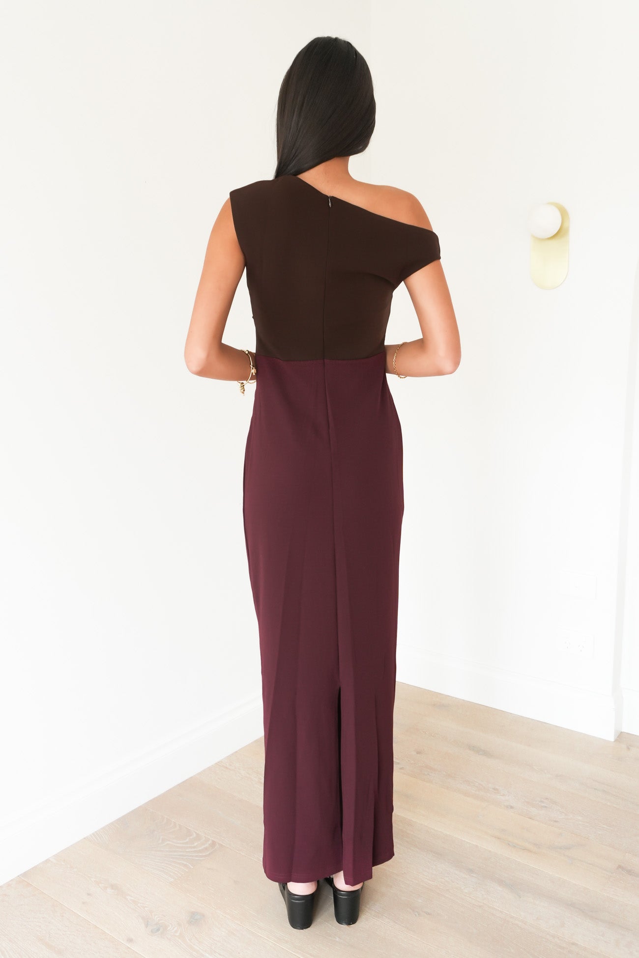 Samiya Maxi Dress Chocolate Wine