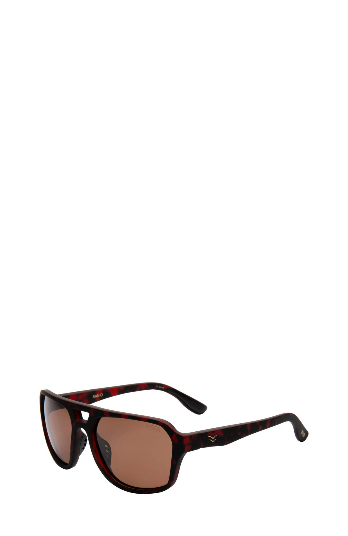 San O Sunglasses Tort Brown Polarsised