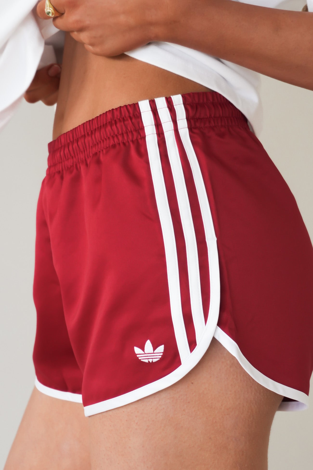 Satin 3S Sprinter Short Team Victory Red