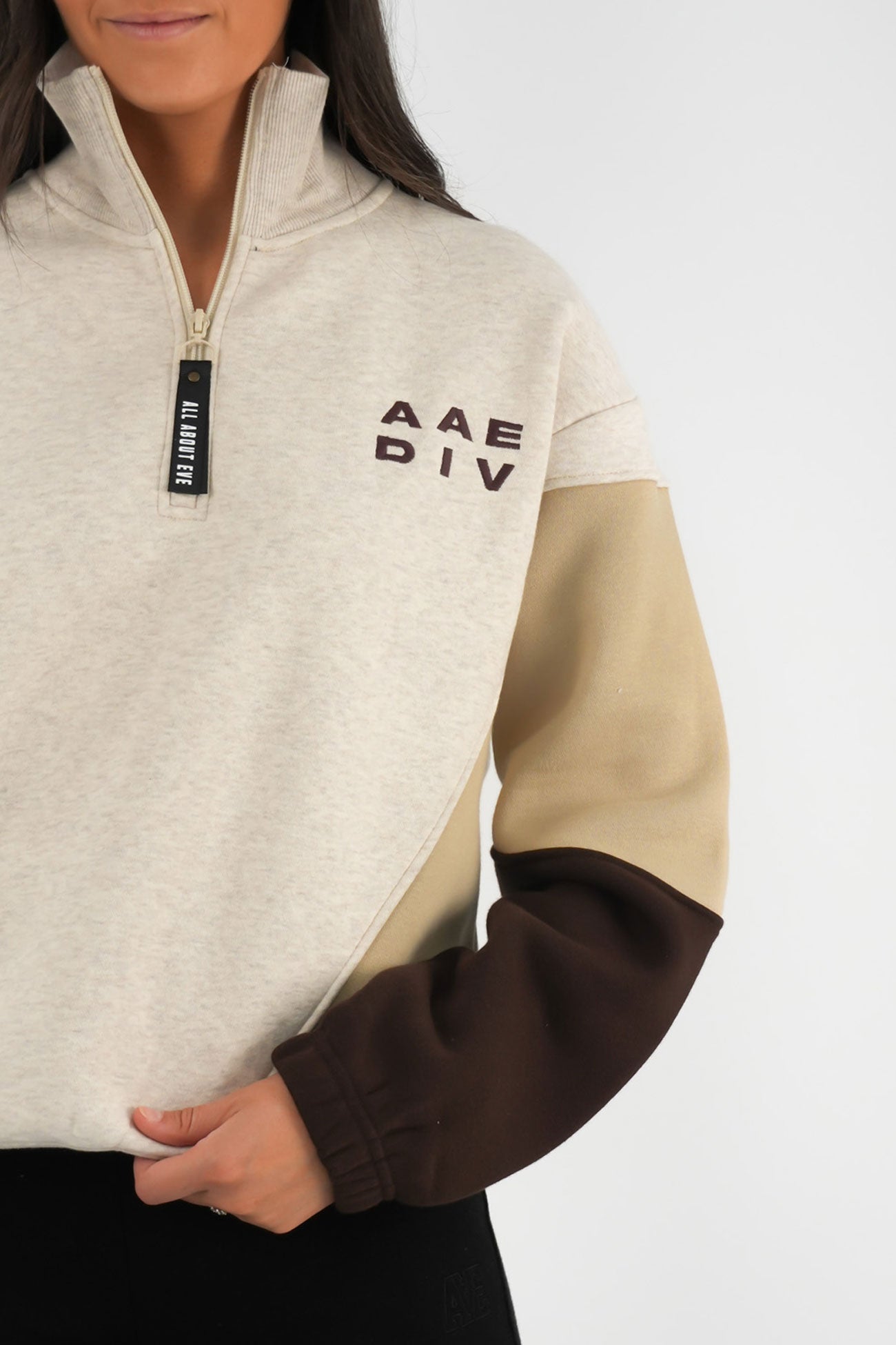 Savannah Panel 1/4 Zip Oat