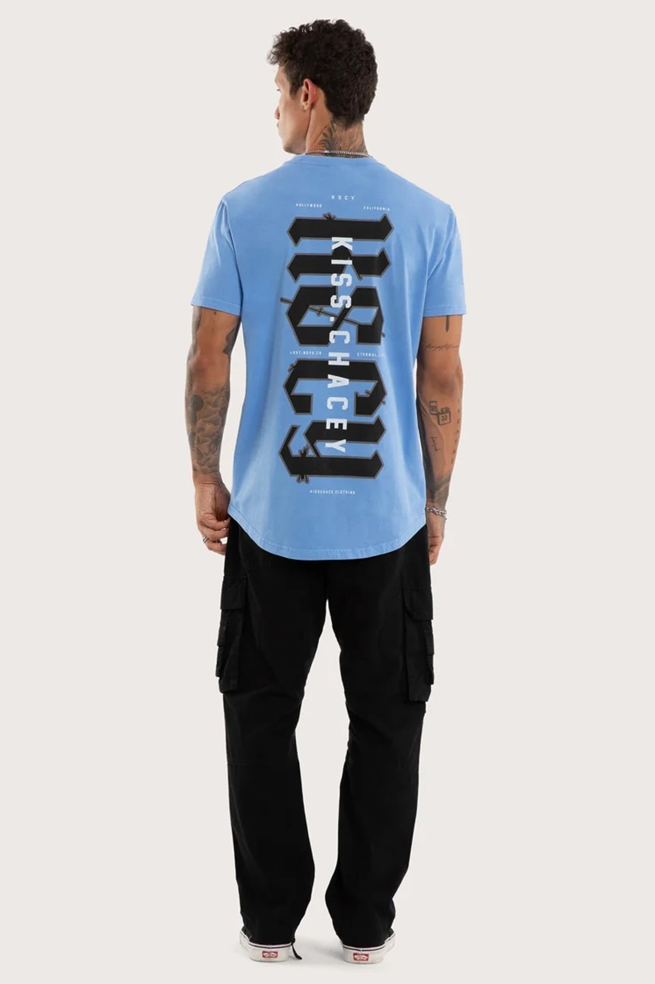 Severance Dual Curved Tee Pigment Corn Flower