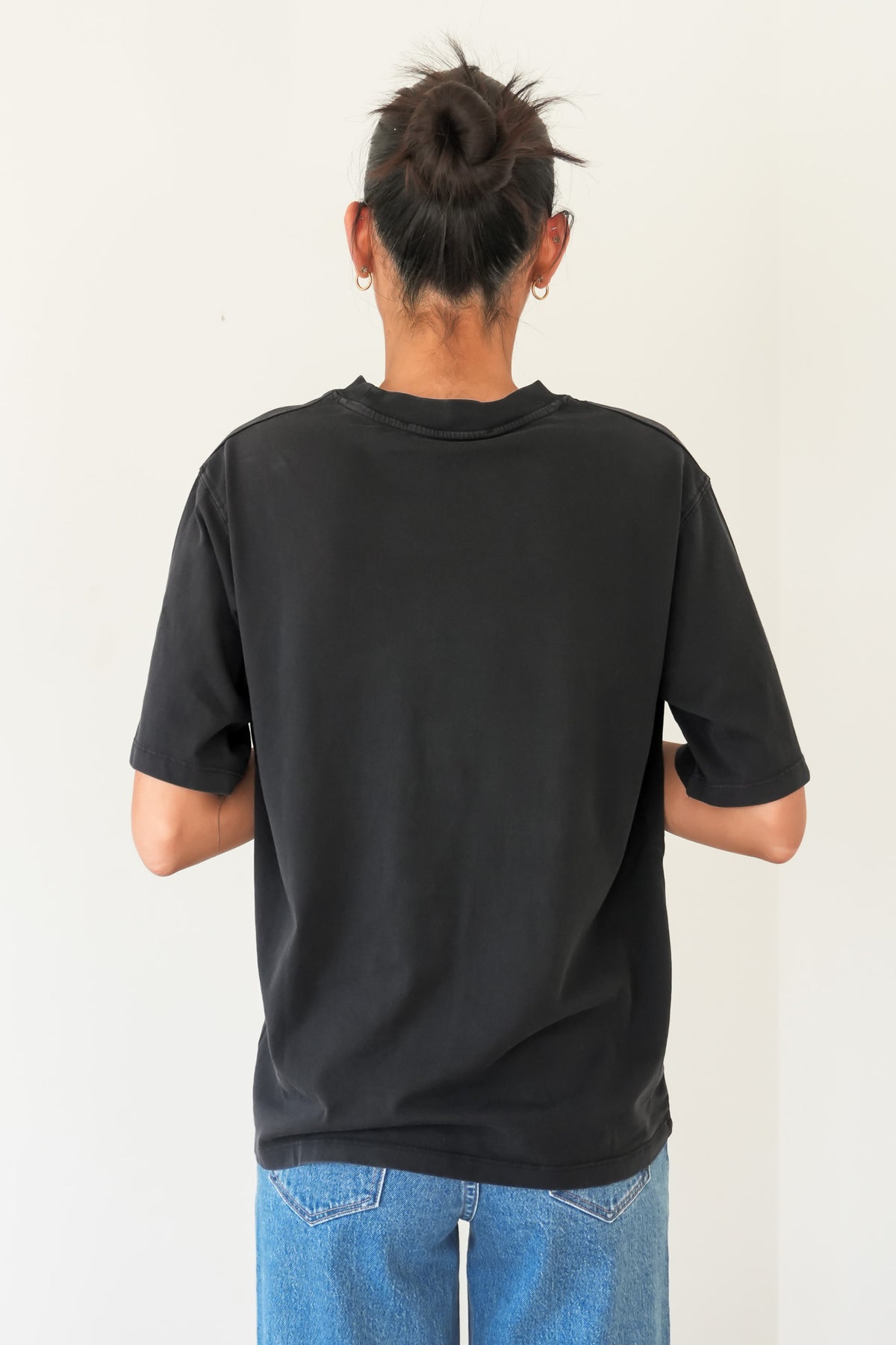Shadow Oversized Tee Washed Black
