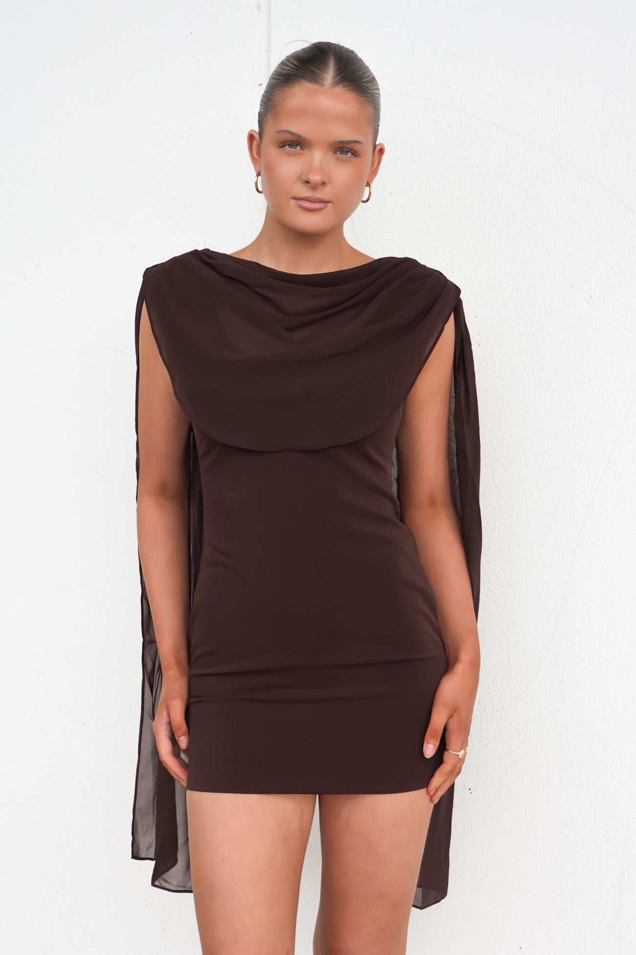 Shantala Mini Dress Chocolate