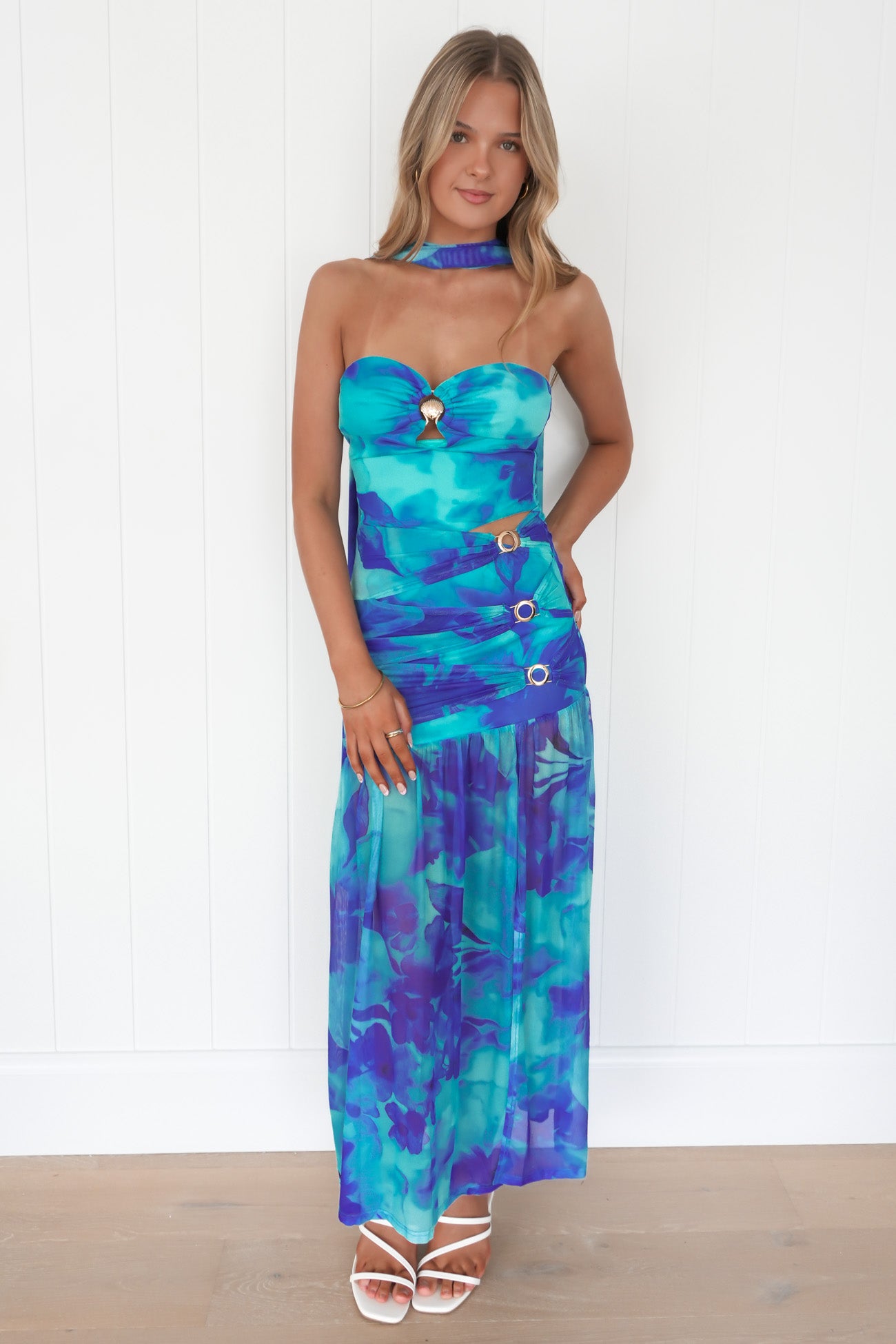 Shiloh Maxi Dress Blue