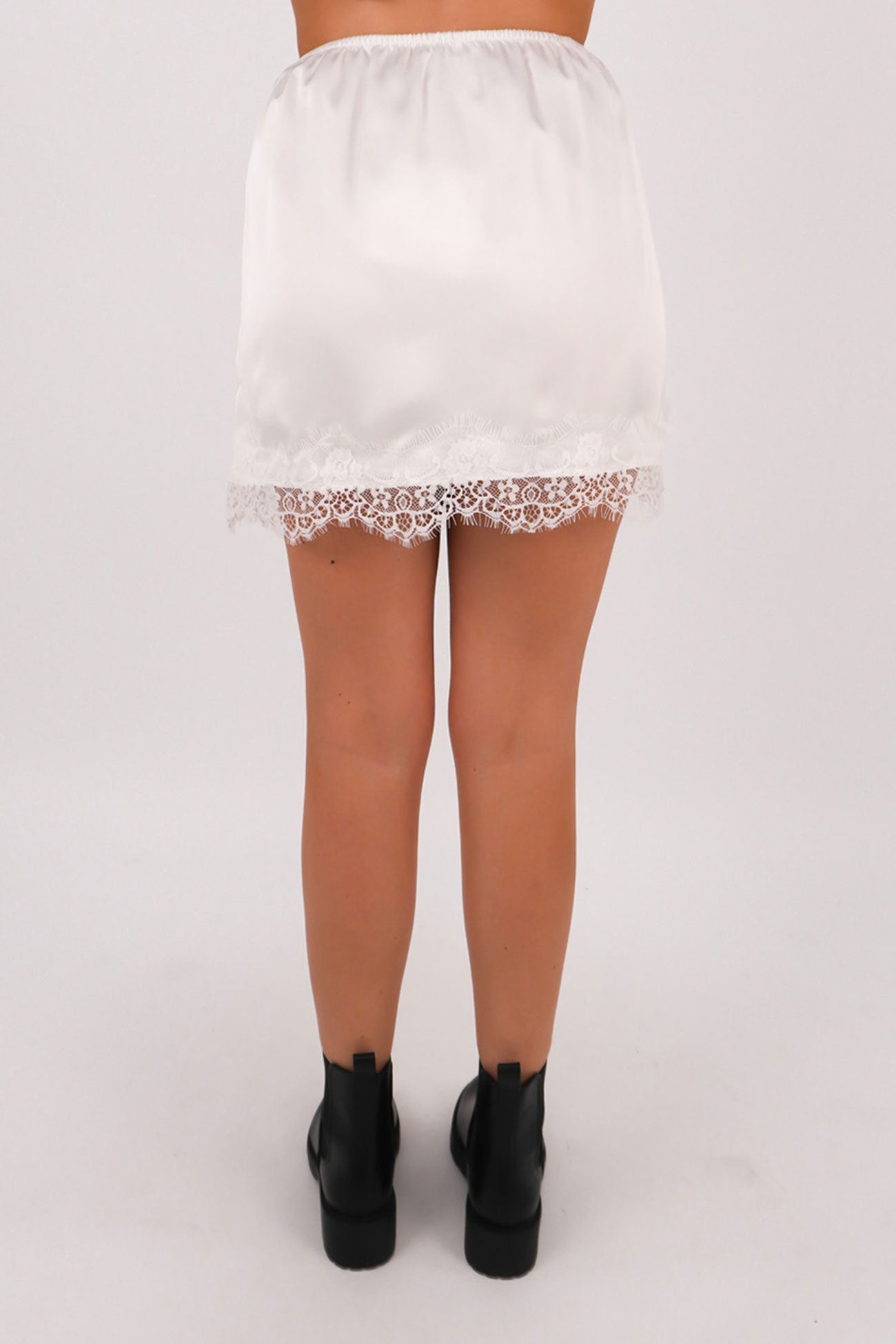 Siena Mini Skirt White