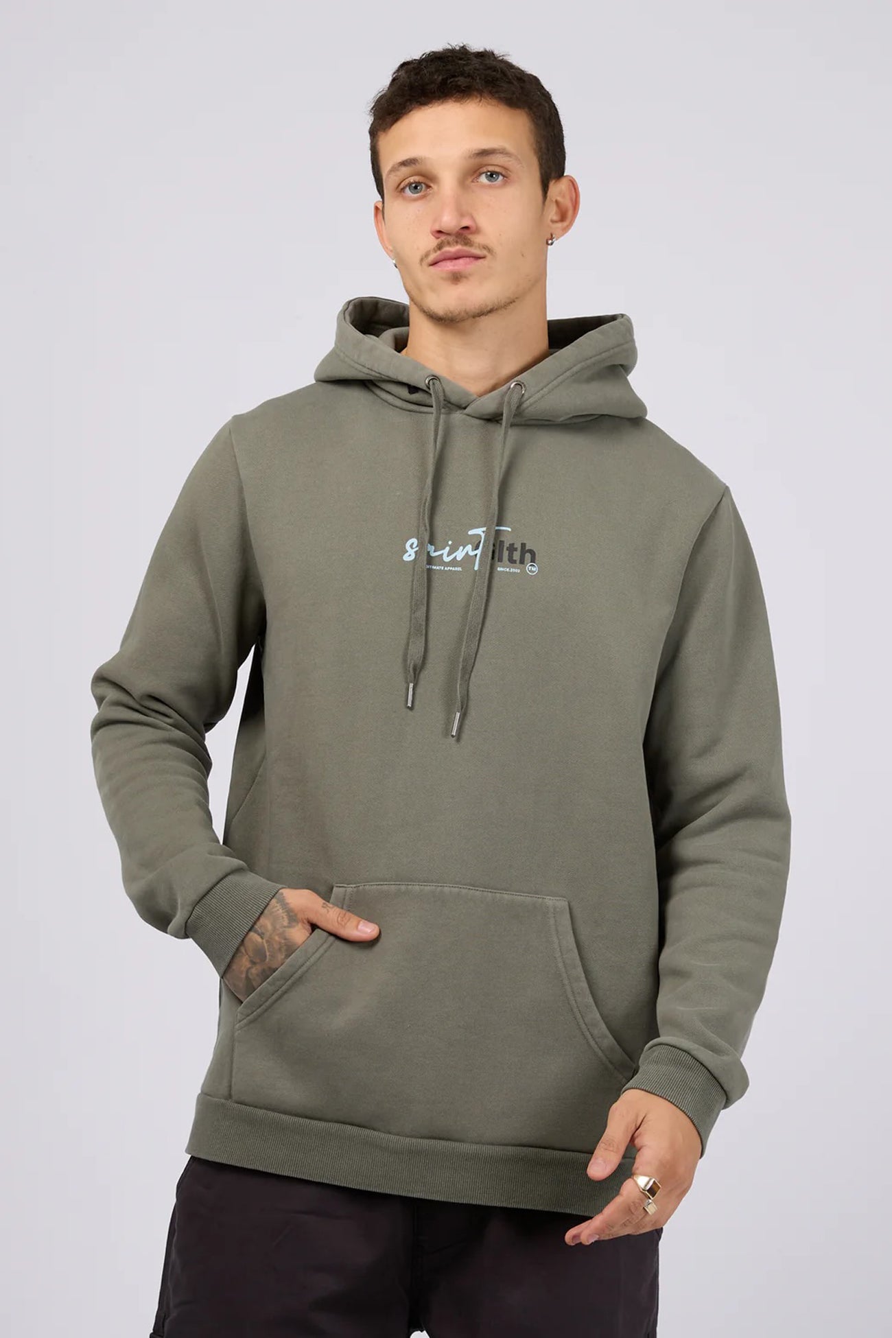 Sign Off Hoodie Agave Green f1
