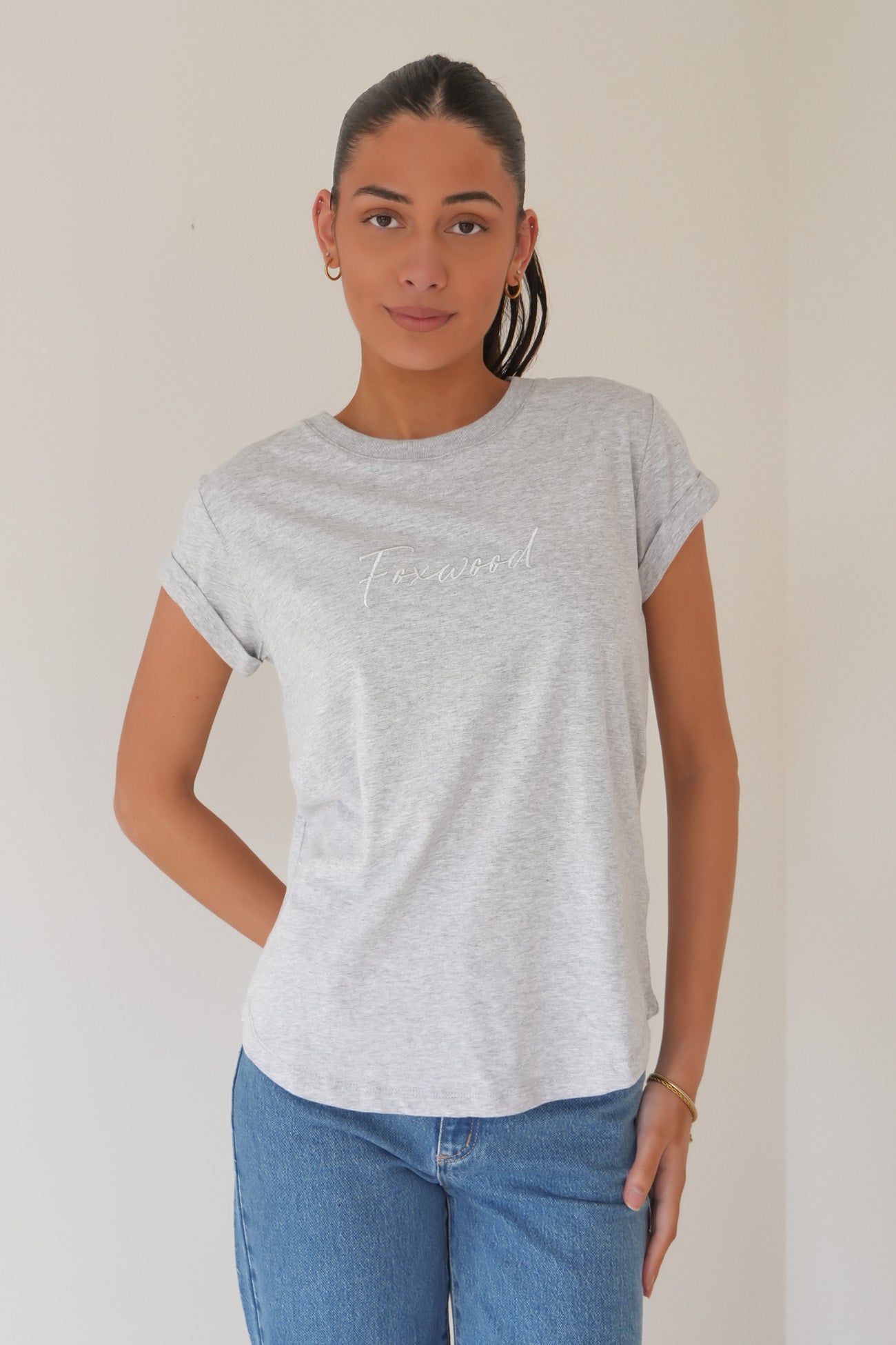 Signature Tee Grey Marle