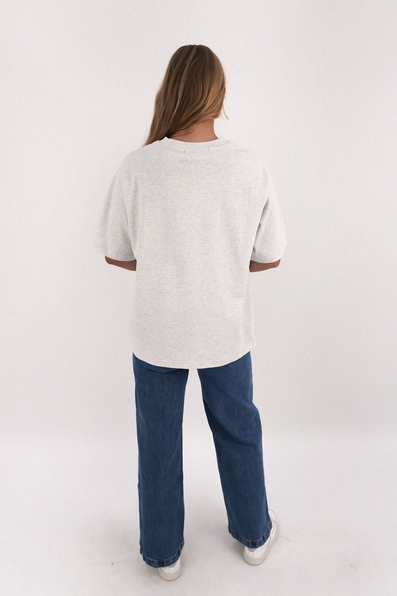 Silent Luxe Tee Snow Marle