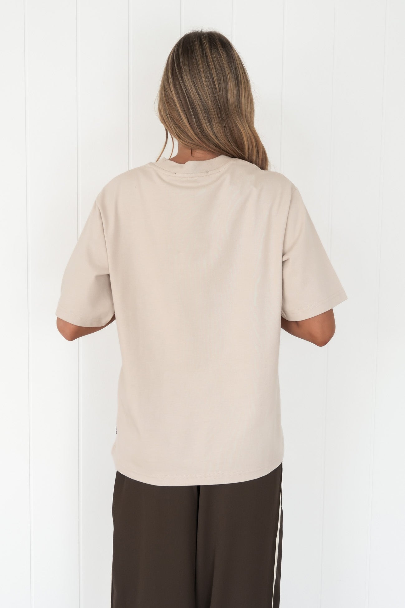 Silent Luxe Tee Chalk