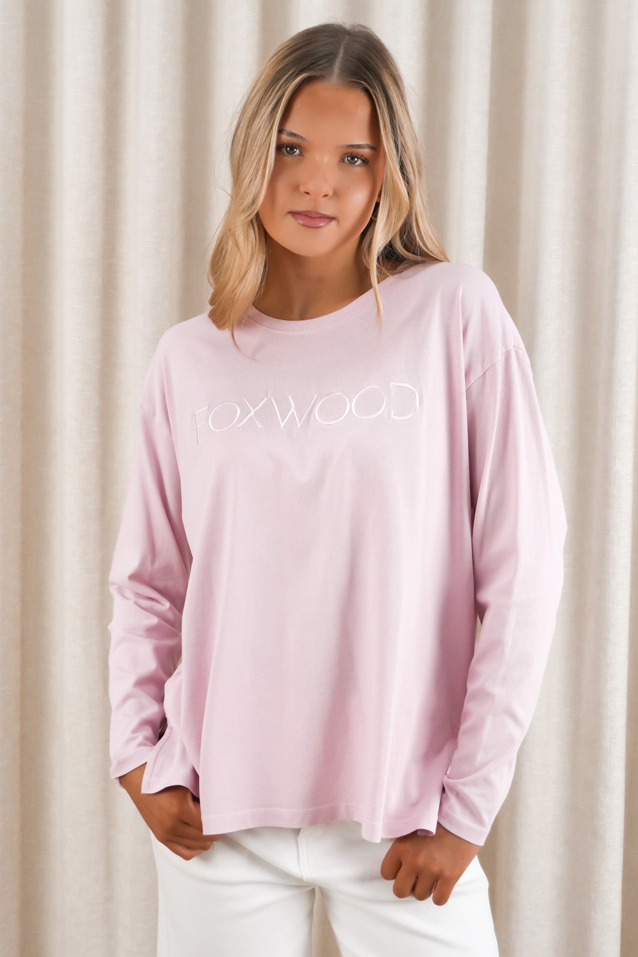 Simplified Long Sleeve Tee Blossom