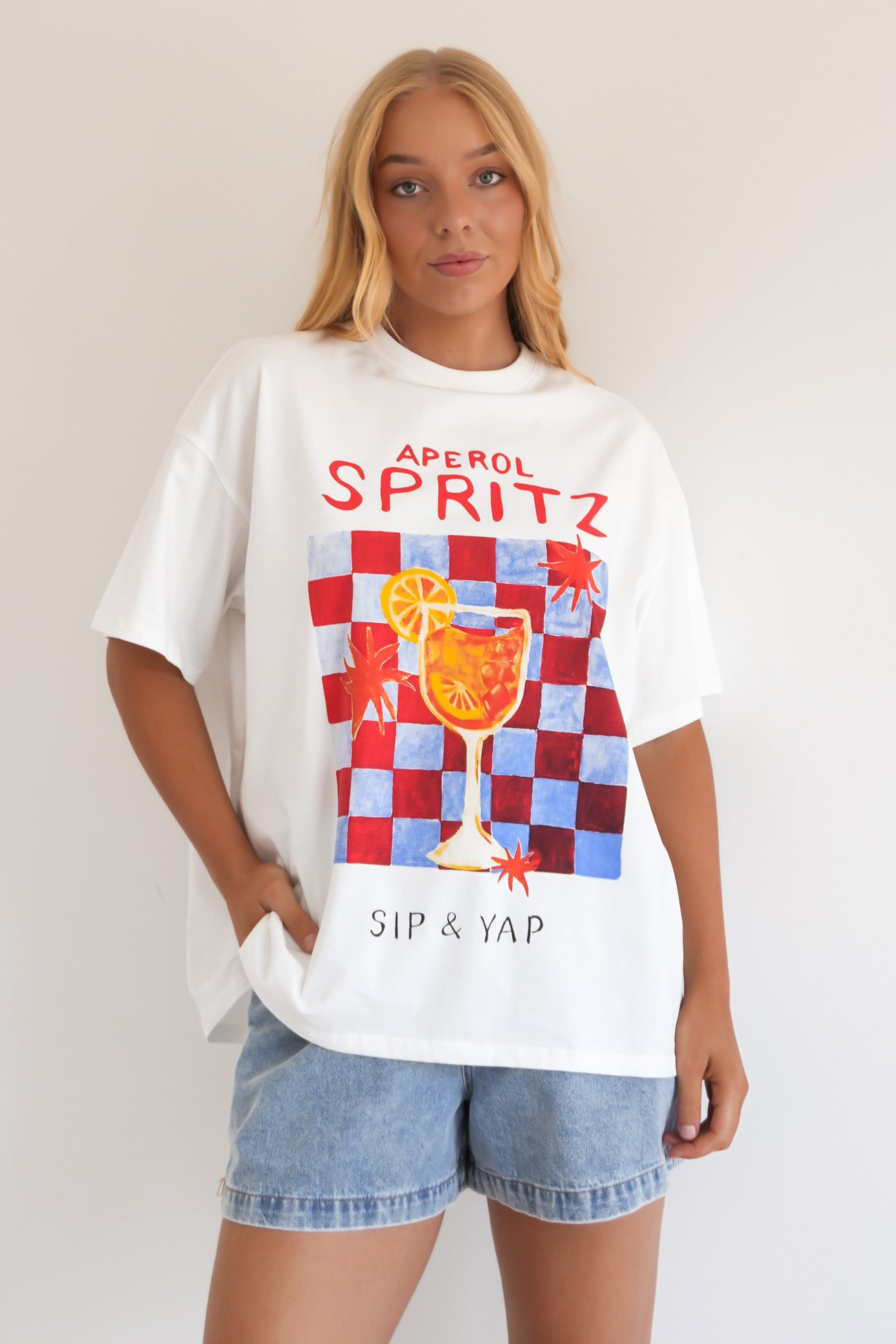 Sip & Yap Tee White