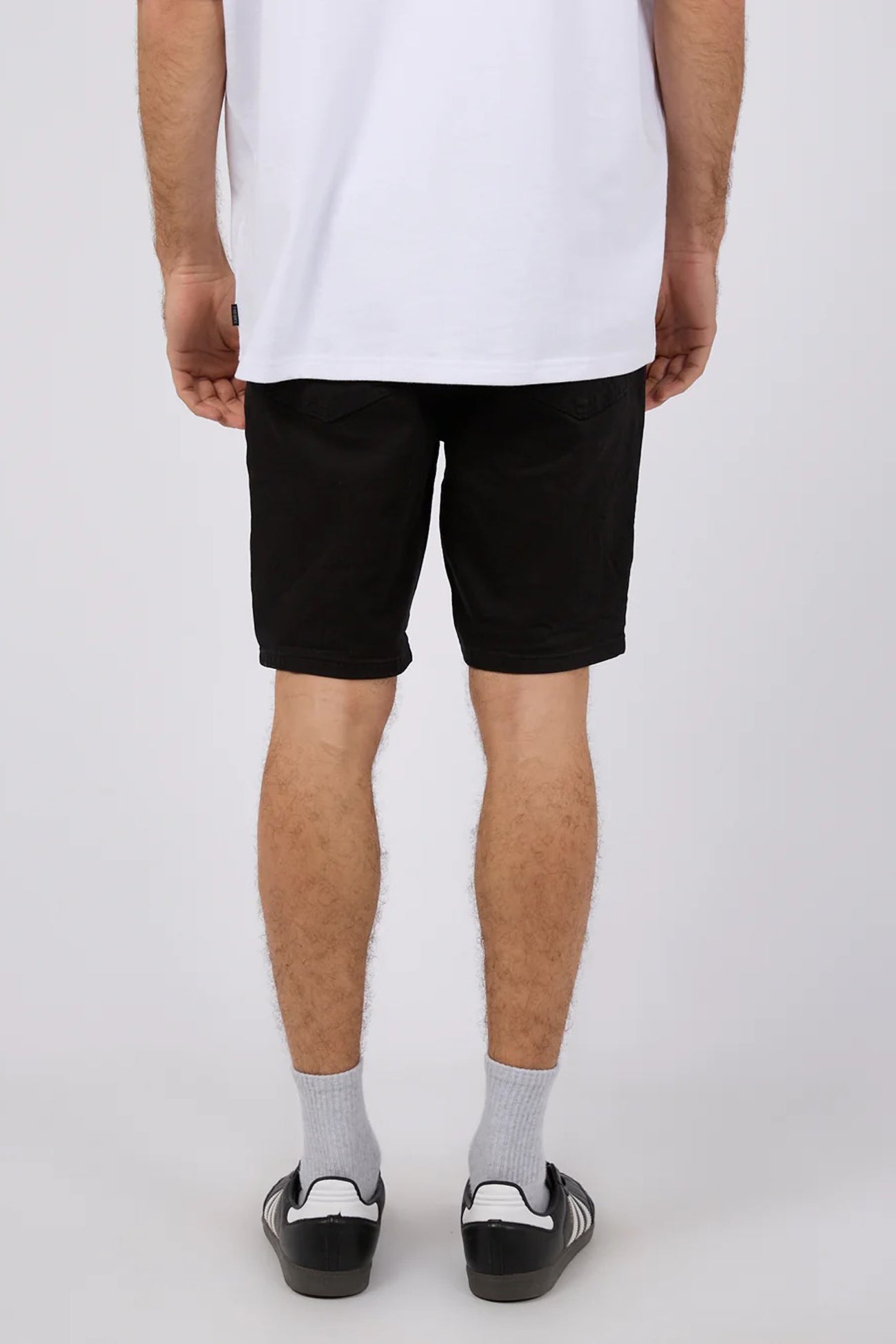 Soho Short Trashed Trashed Black