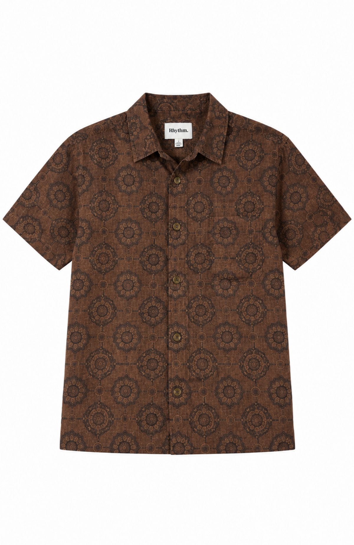 Tangier Short Sleeve Shirt Chocolate