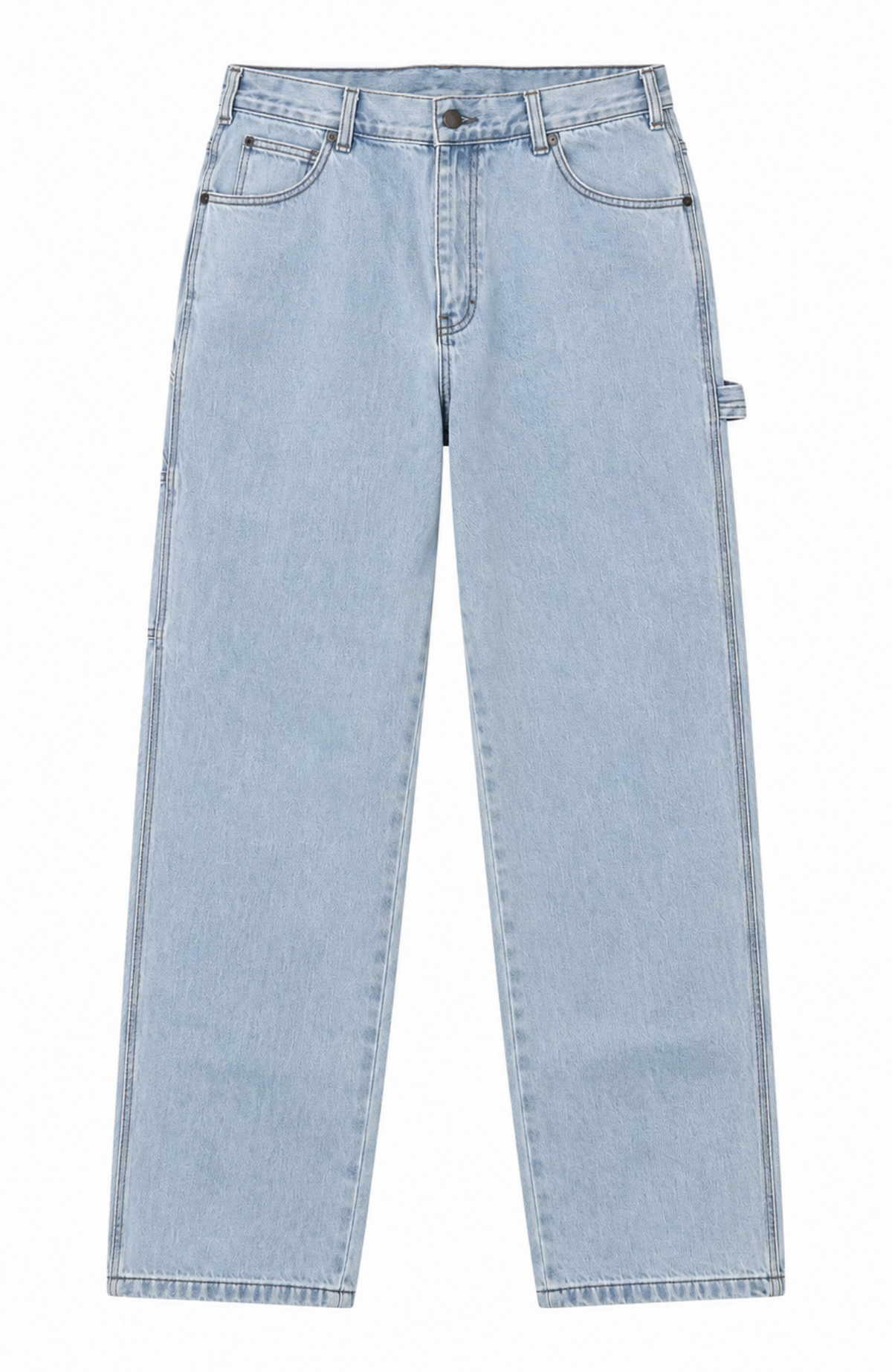 Relaxed Heavyweight Denim Carpenter Jean Light Indigo