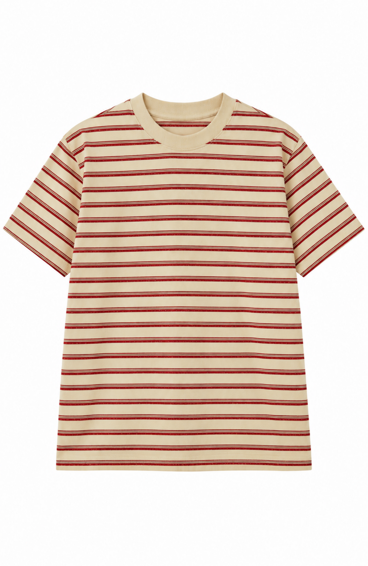 Vintage Stripe Short Sleeve T-Shirt Natural