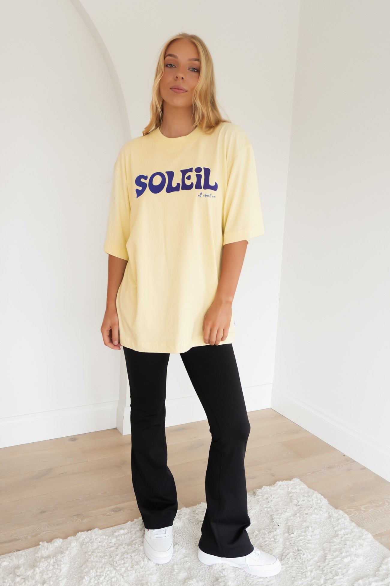 Soleil Oversized Tee Yellow