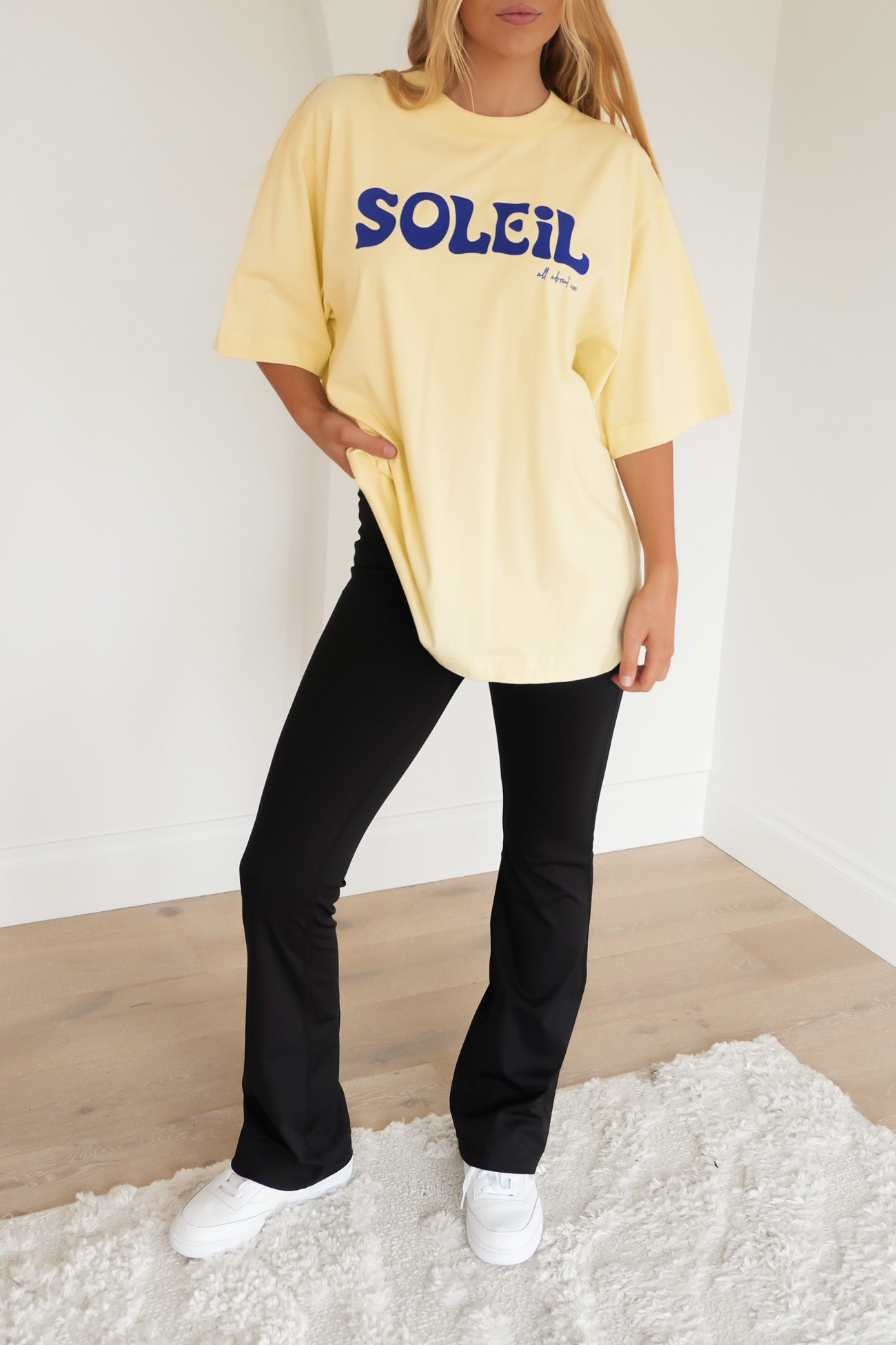 Soleil Oversized Tee Yellow