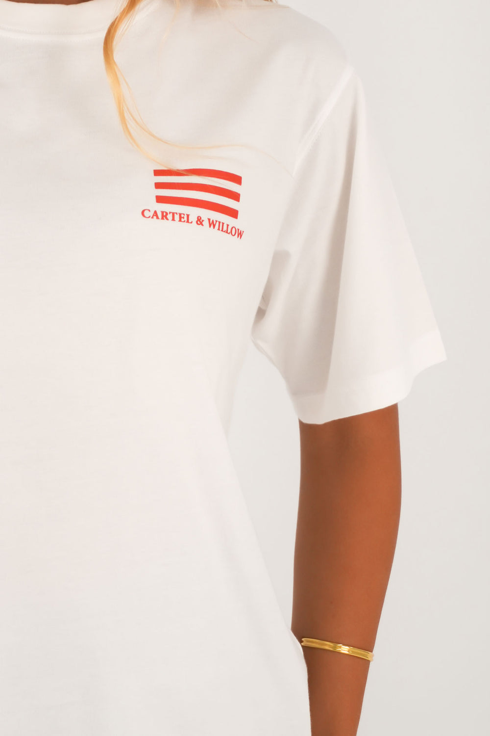 Cartel and Willow - Billie Tank - White