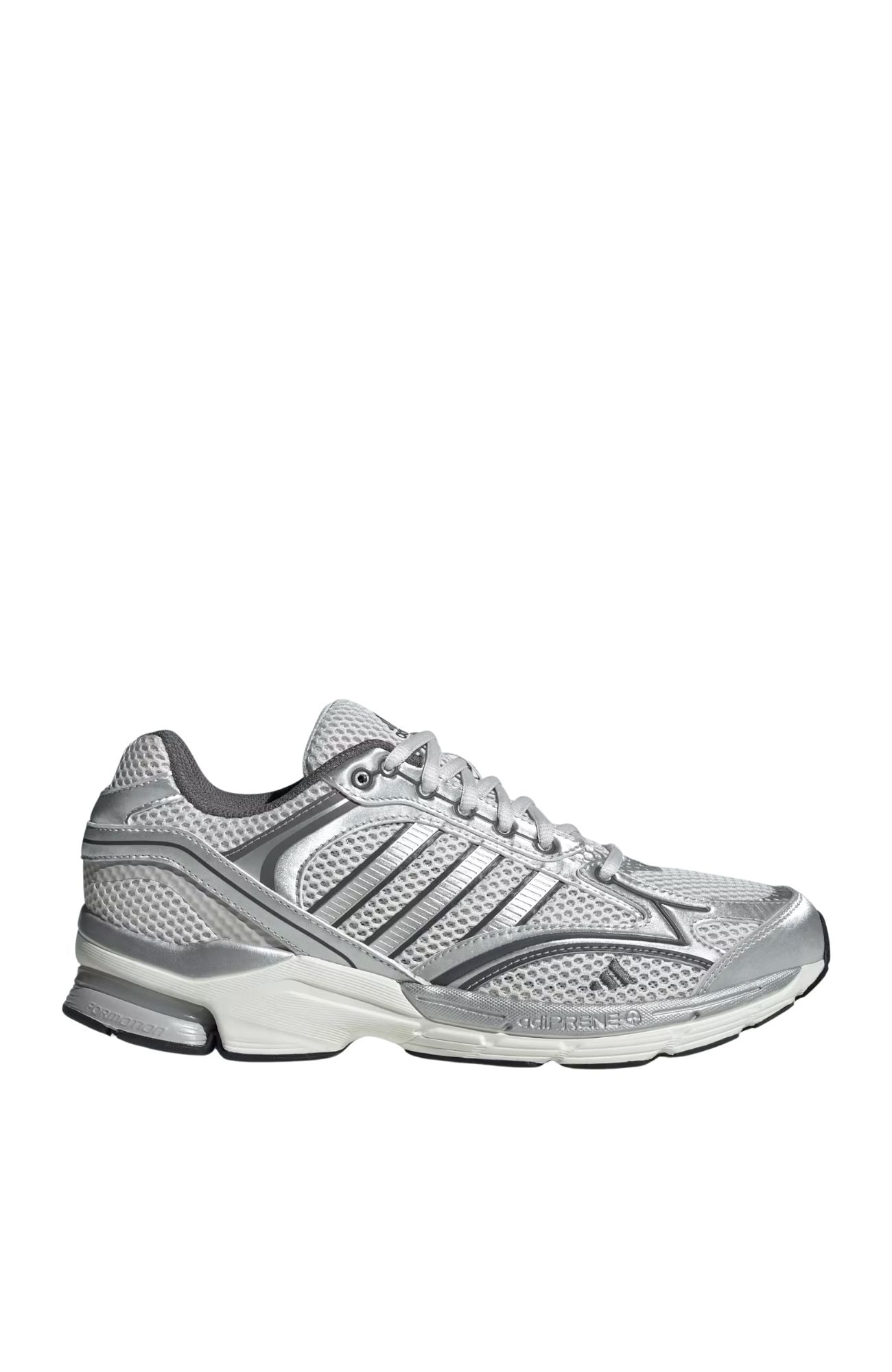 Spiritain 2000 Trainers Crystal White Silver Metallic Grey Four