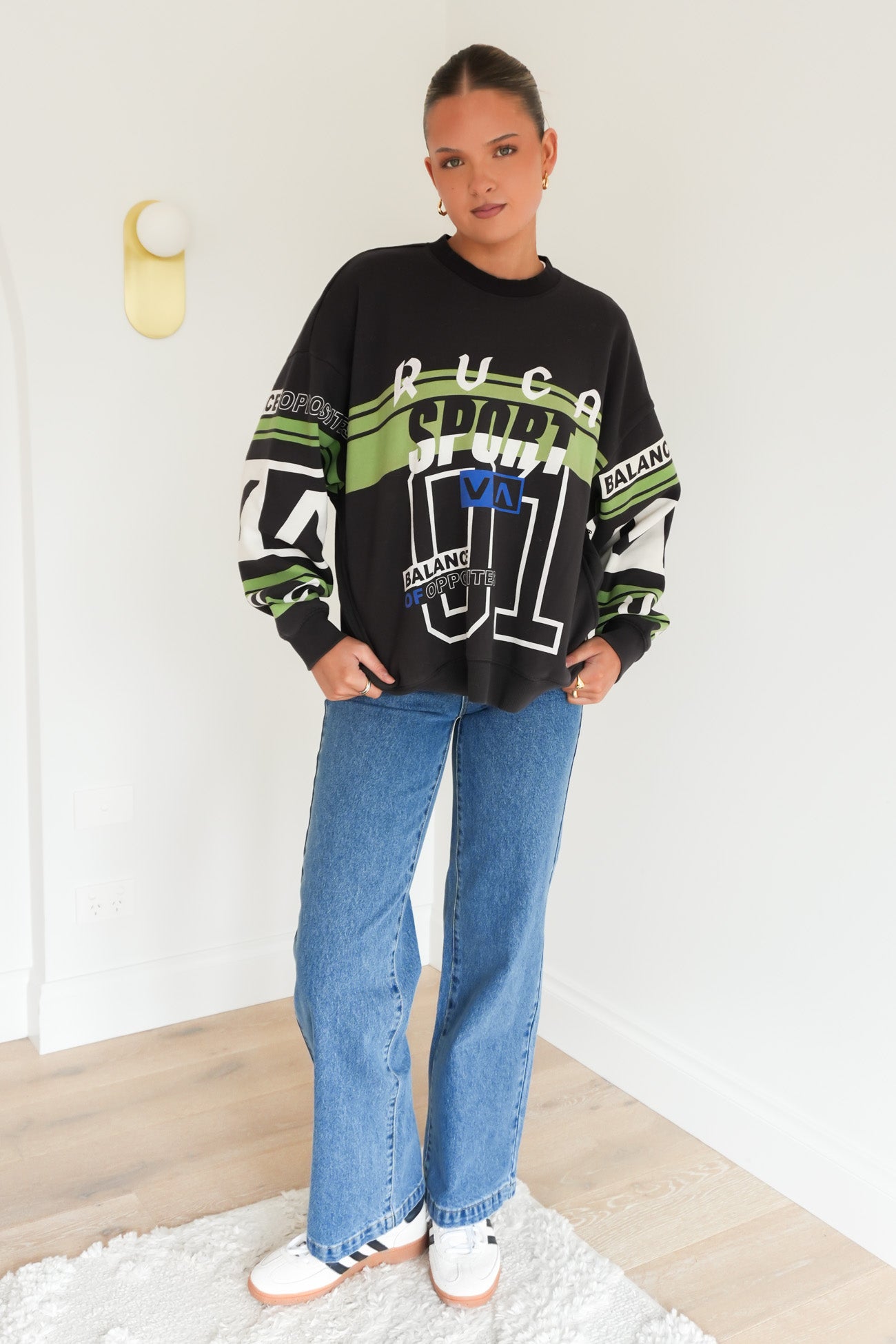 Sport Pullover Washed Black