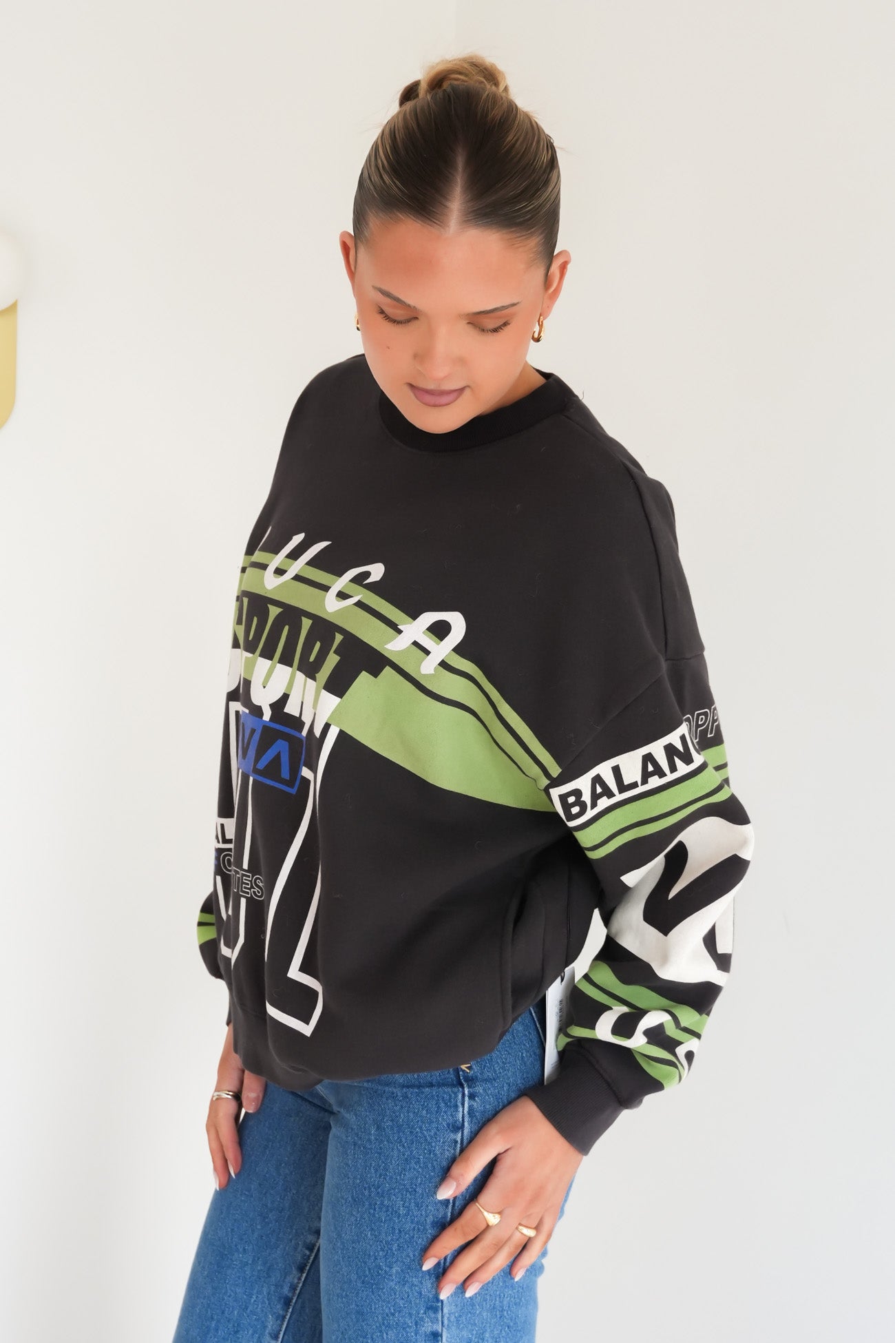 Sport Pullover Washed Black