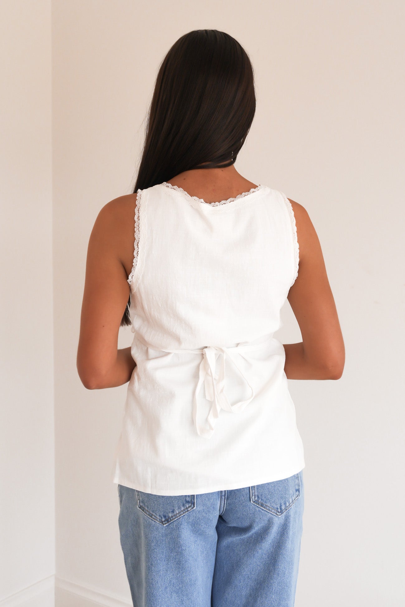 Stacey Top White