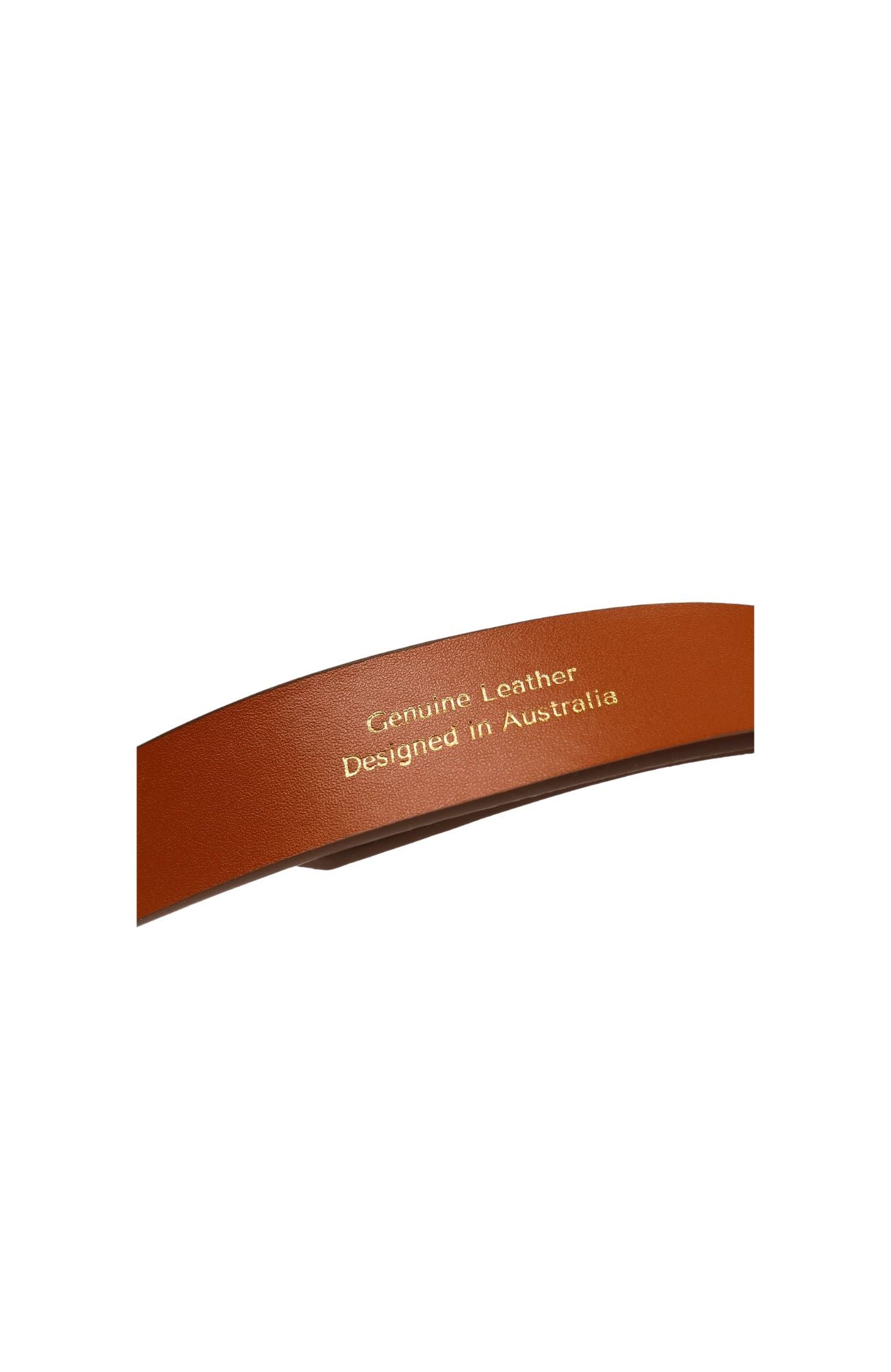Stephanie Belt Mocha Suede