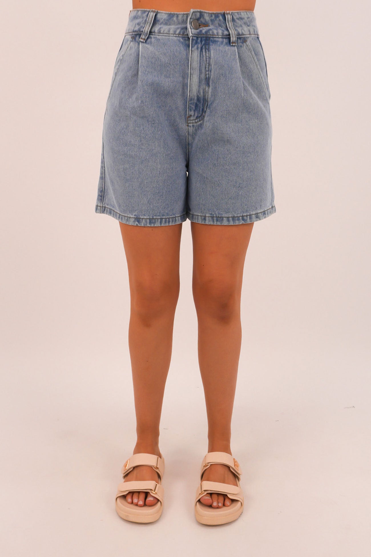Stevie Denim Short Light Blue