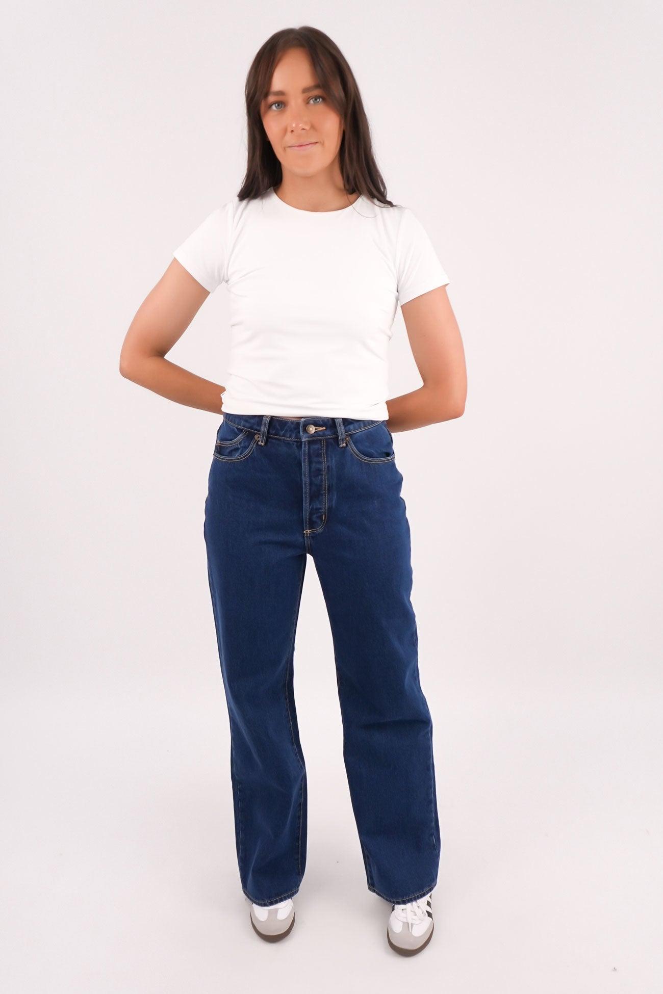Stevie Relaxed Jean Deep Blue