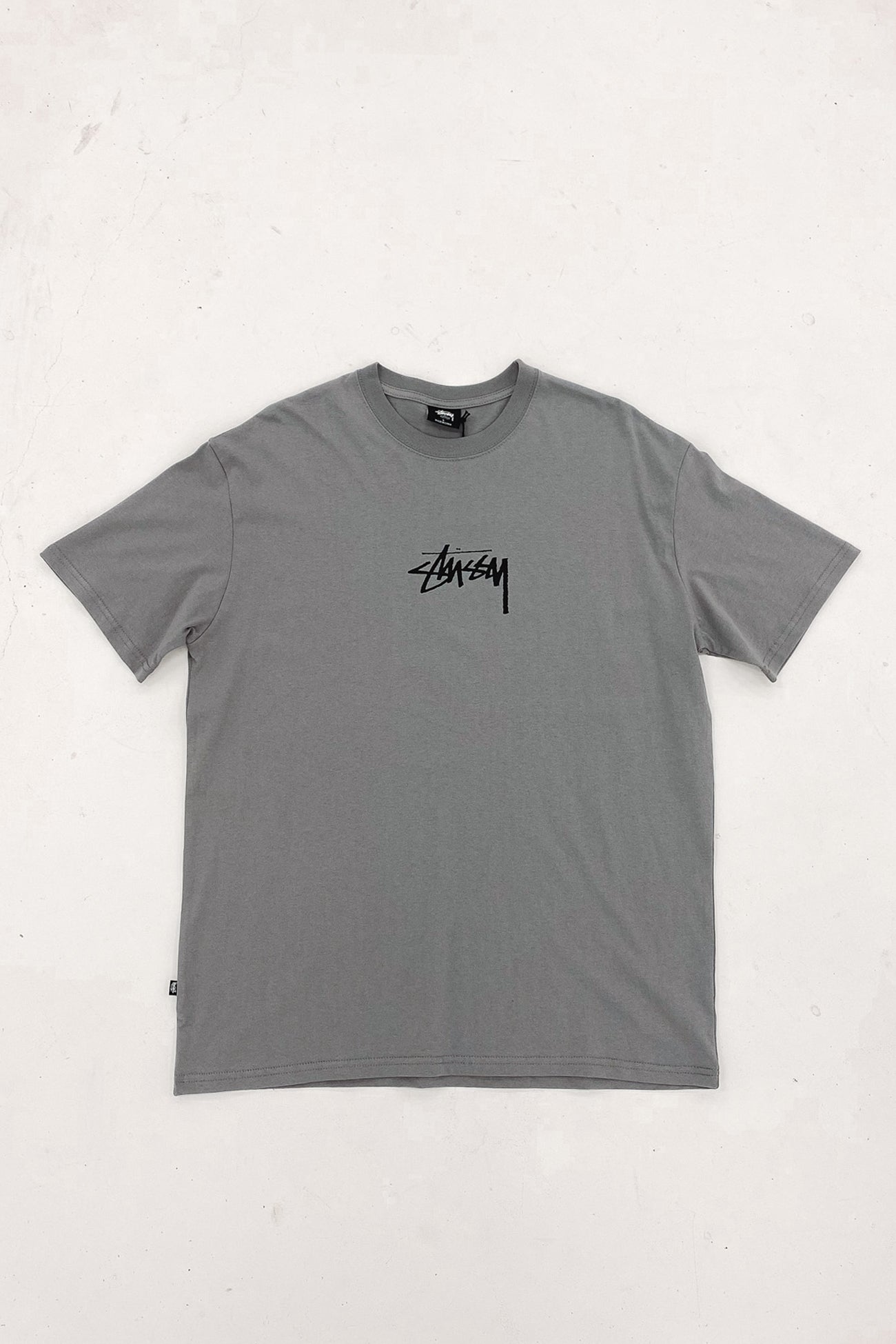 Stock Chest Short Sleeve Tee Grey