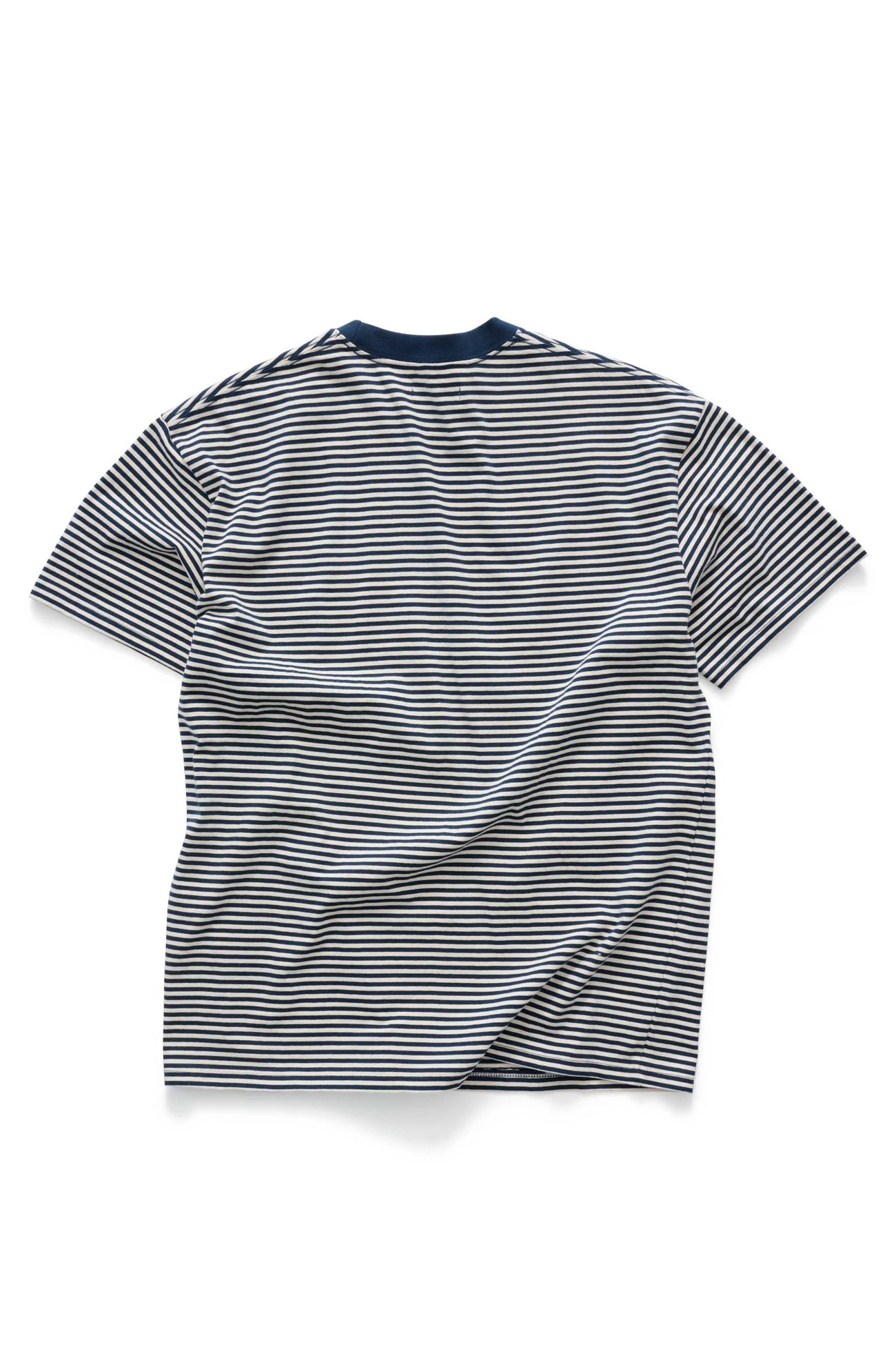 Stripe Pocket T-Shirt Navy Natural
