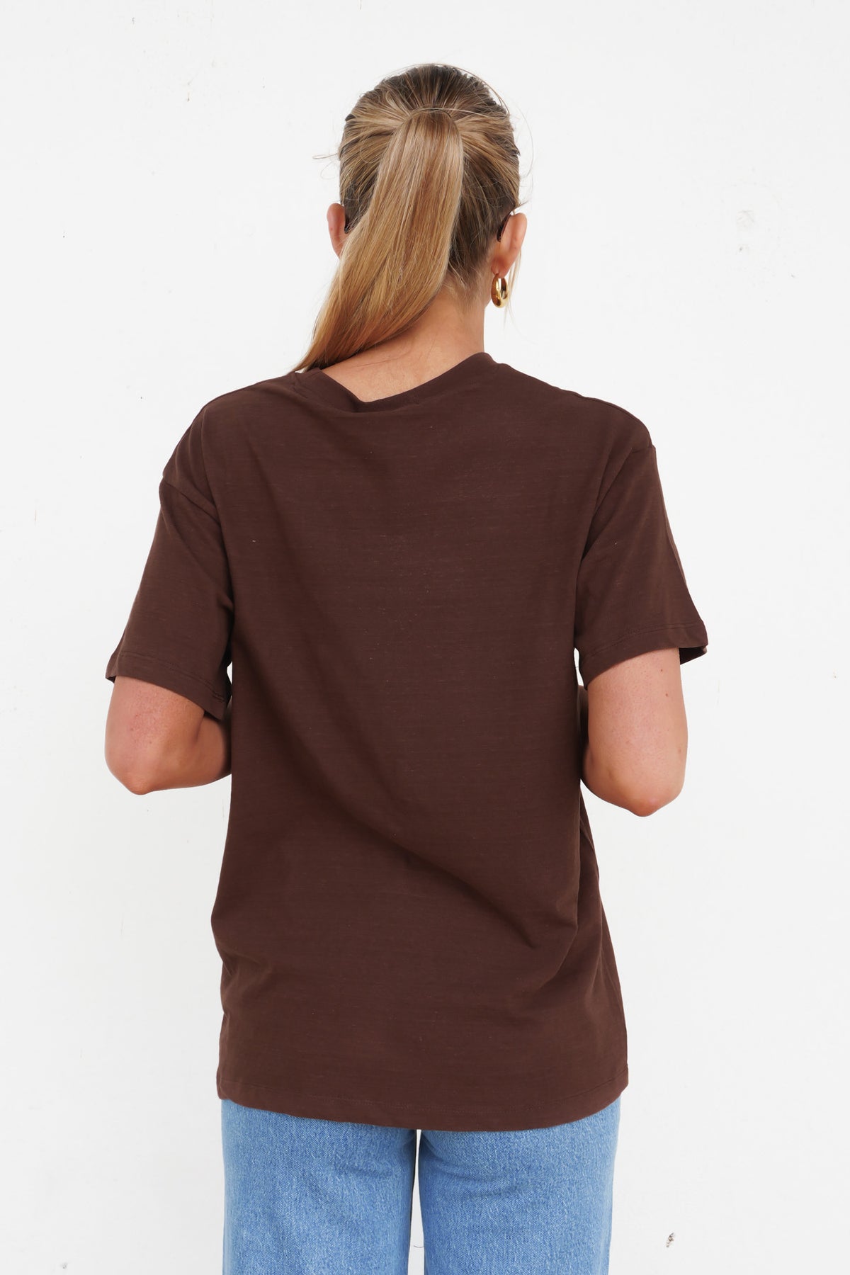 Studio Relaxed Tee Chocolate