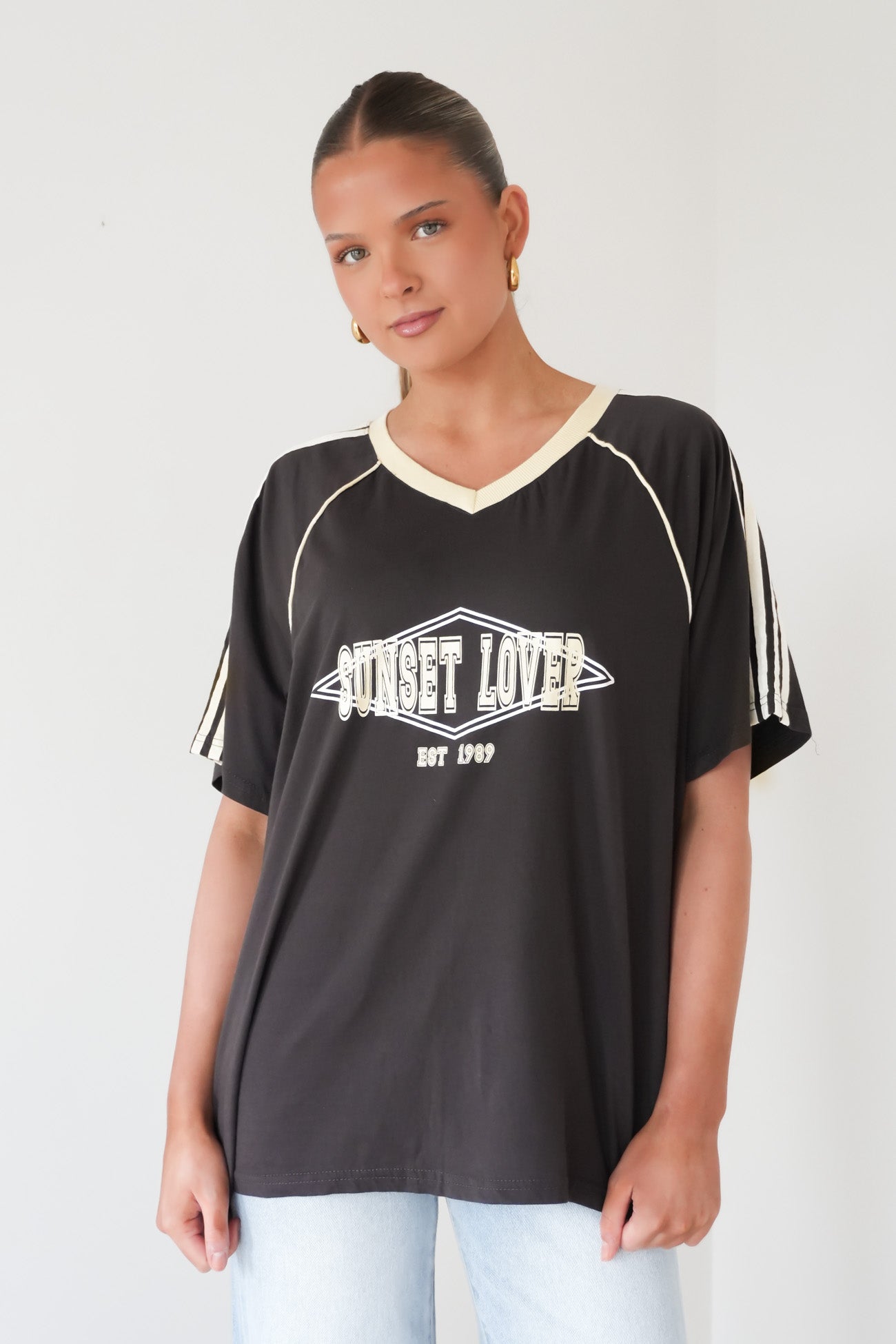 Sunset Lover Tee Grey
